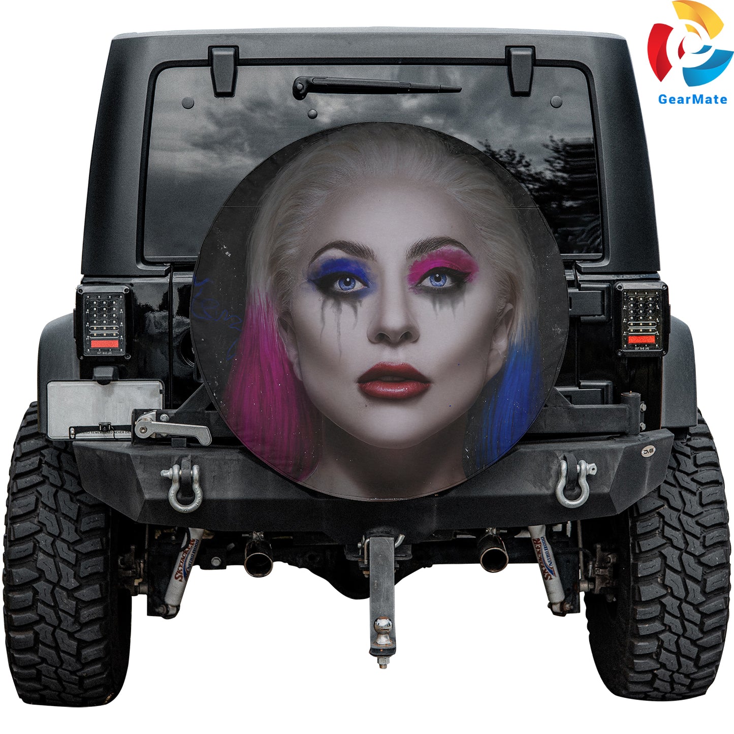 DC Harley Quinn Spare Tire Cover – Premium Waterproof UV Resistant Protector