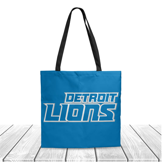 NFL Detroit Lions NFL Polyester Canvas Tote Bag – Durable and Stylish