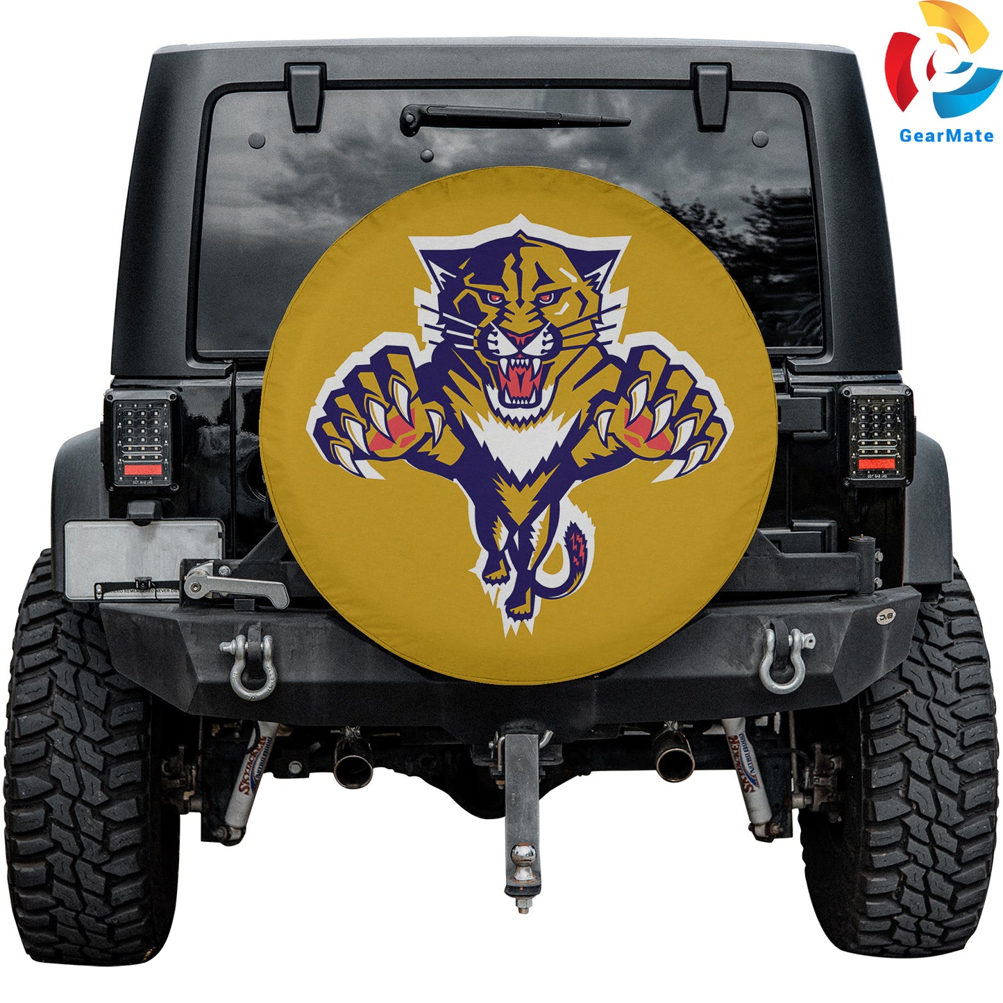 Florida Panthers Hockey Season Spare Tire Cover – Premium Waterproof UV-Resistant Protector