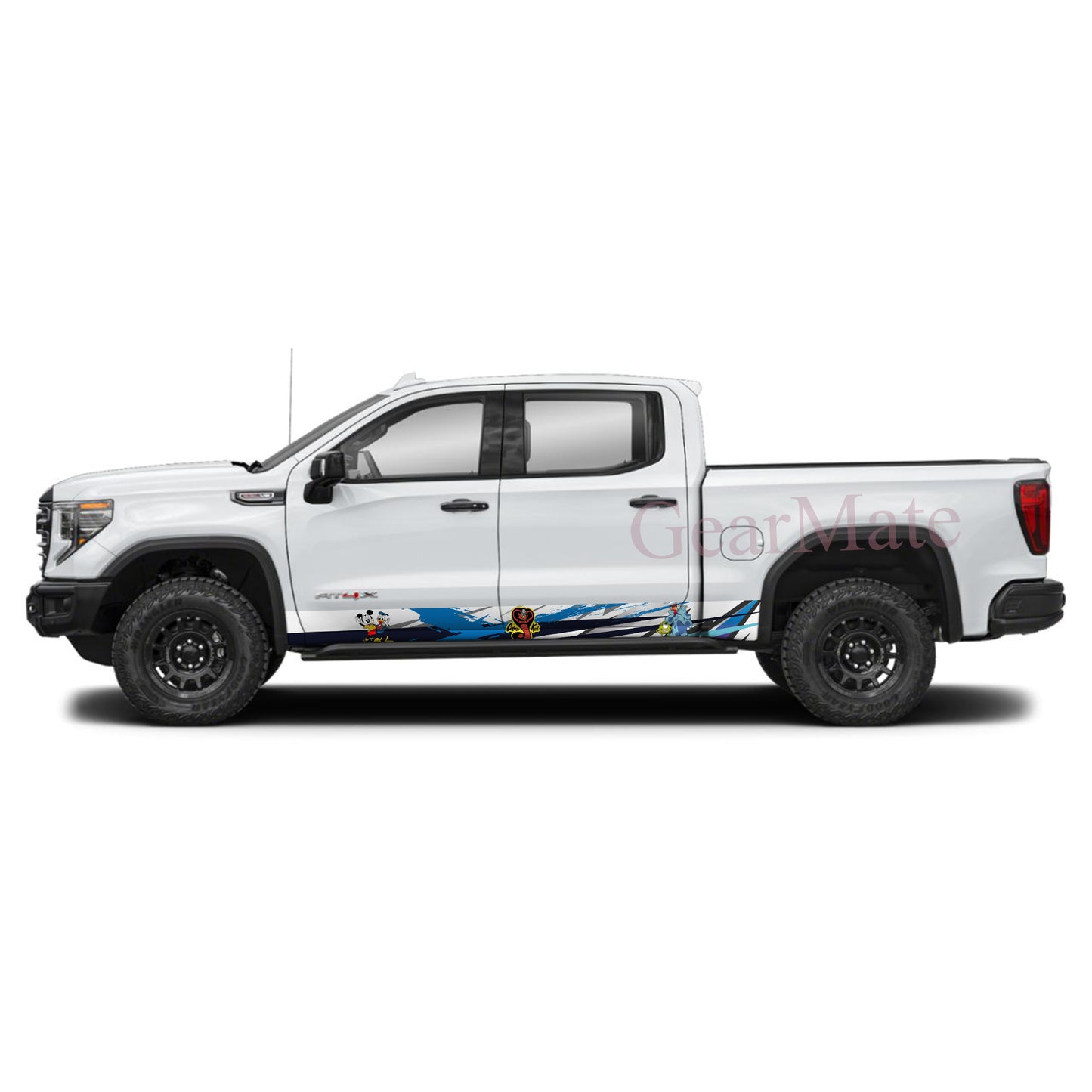Sport BP Cobra Kai Rocker Panel Graphic Decal Kit (Left & Right Sides) - High Quality Vinyl for Trucks & SUVs