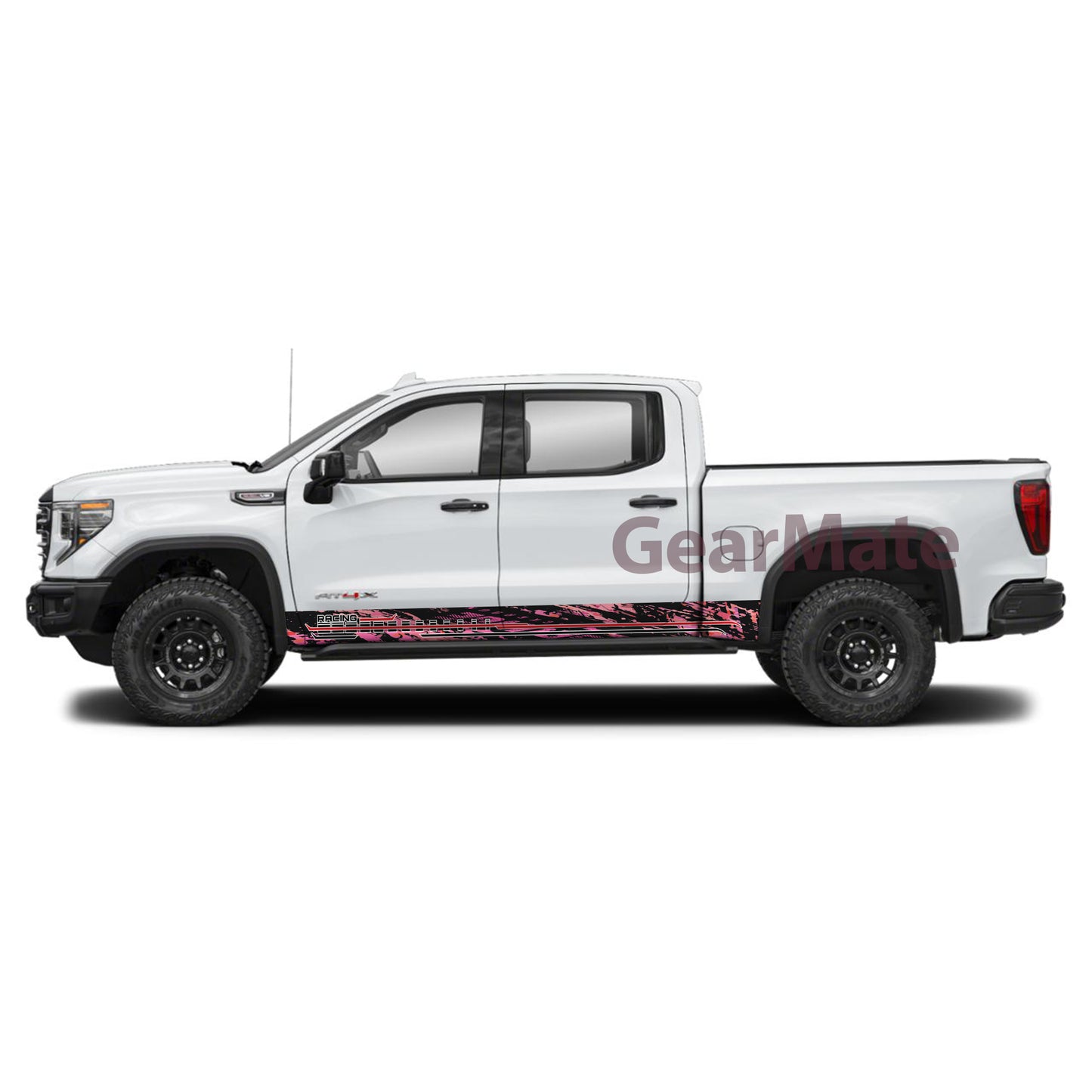 Camouflage Lead the Pack Rocker Panel Graphic Decal Kit (Left & Right Sides) - High Quality Vinyl for Trucks & SUVs