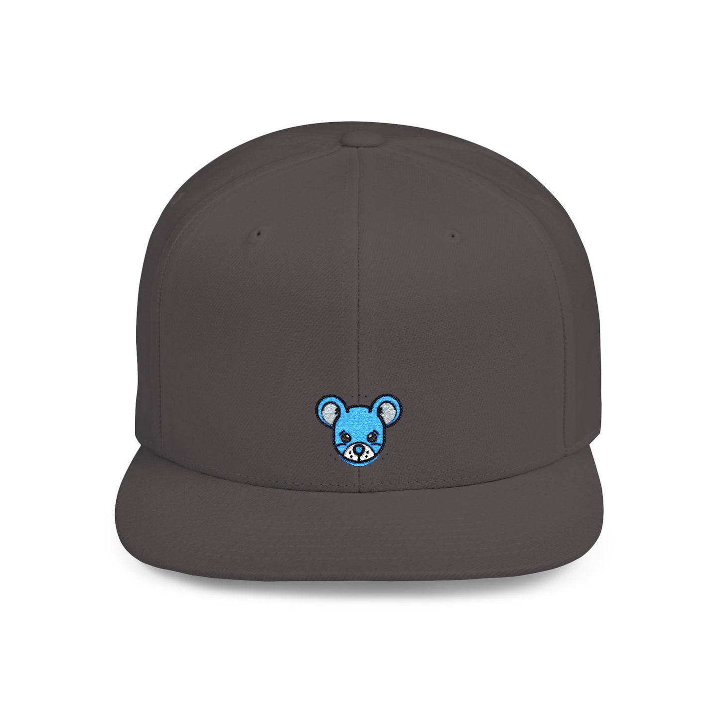 Icons Embroidered Mouse Flat Bill Snapback – Lightweight, Custom Fit, Premium Quality