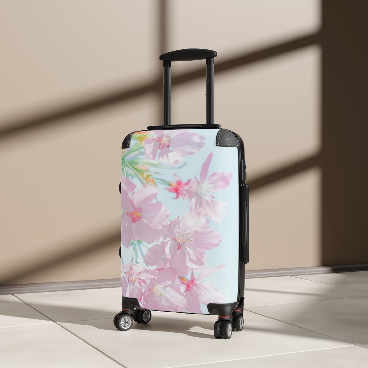Nature Flowers Floral Green Leaf Art Carry-On Suitcase - Stylish Luggage for Travelers