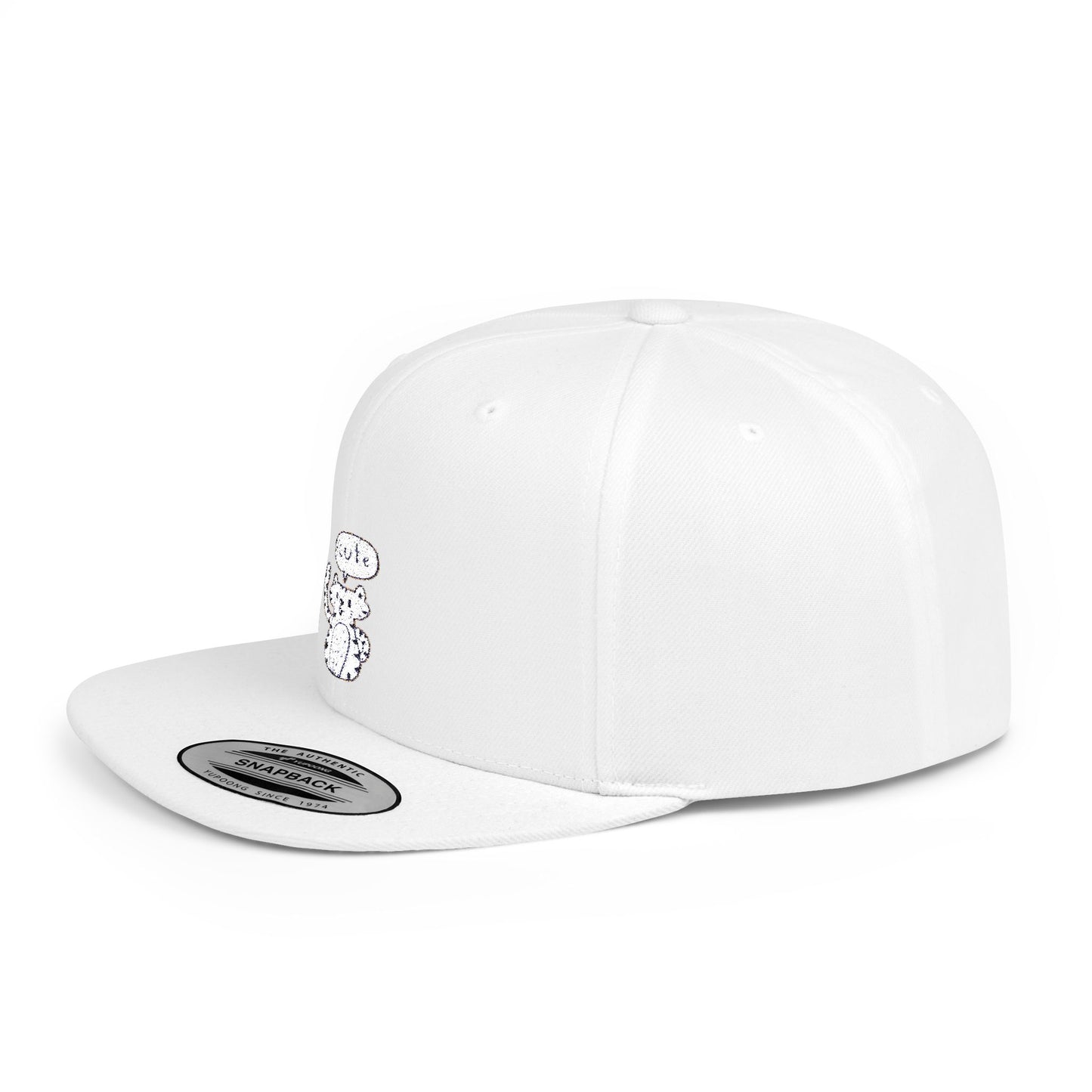Icons Embroidered Tiger ICute Flat Bill Snapback – Lightweight, Custom Fit, Premium Quality