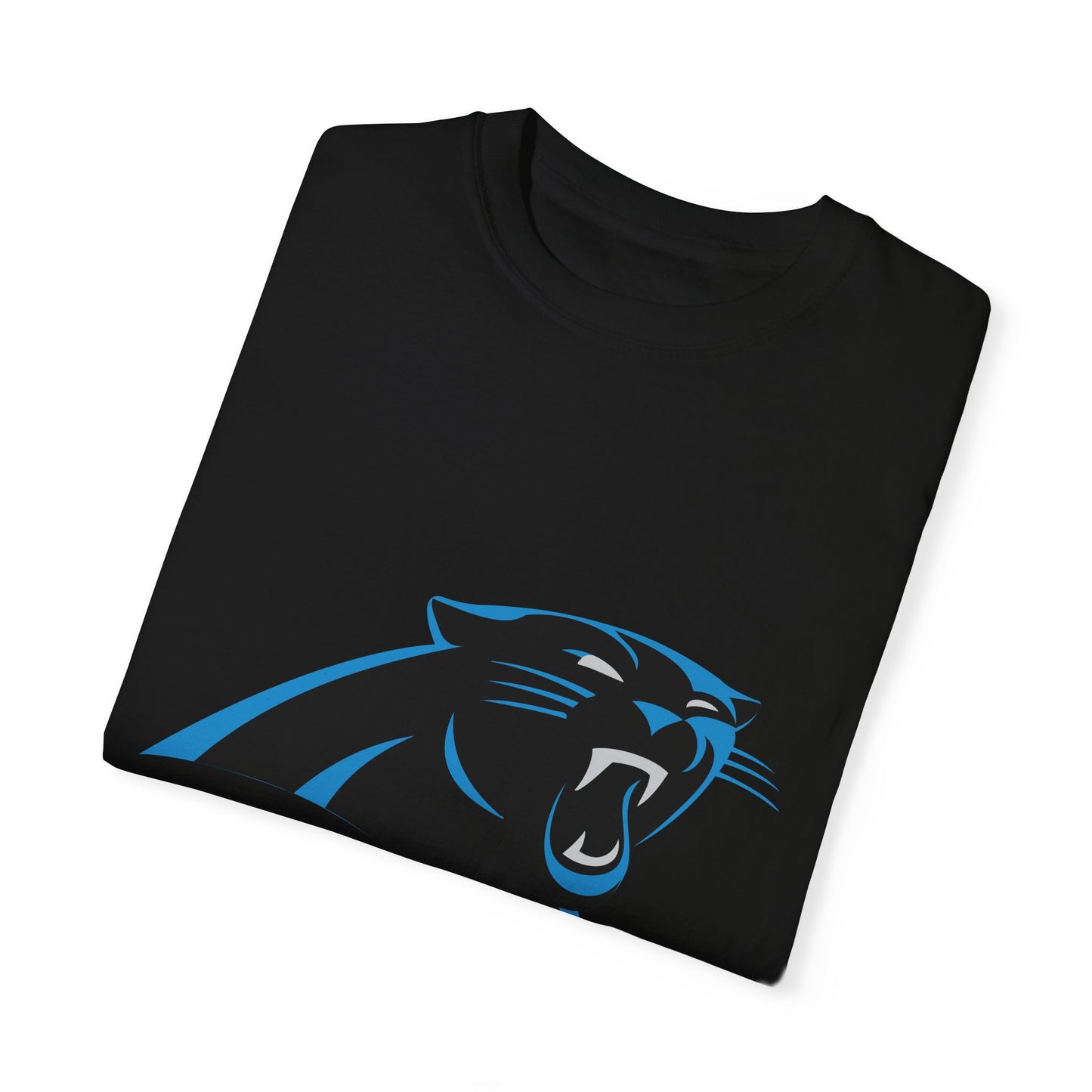 Carolina Panthers Go Panthers Garment-Dyed T-Shirt – Premium Cotton Tee for Customization