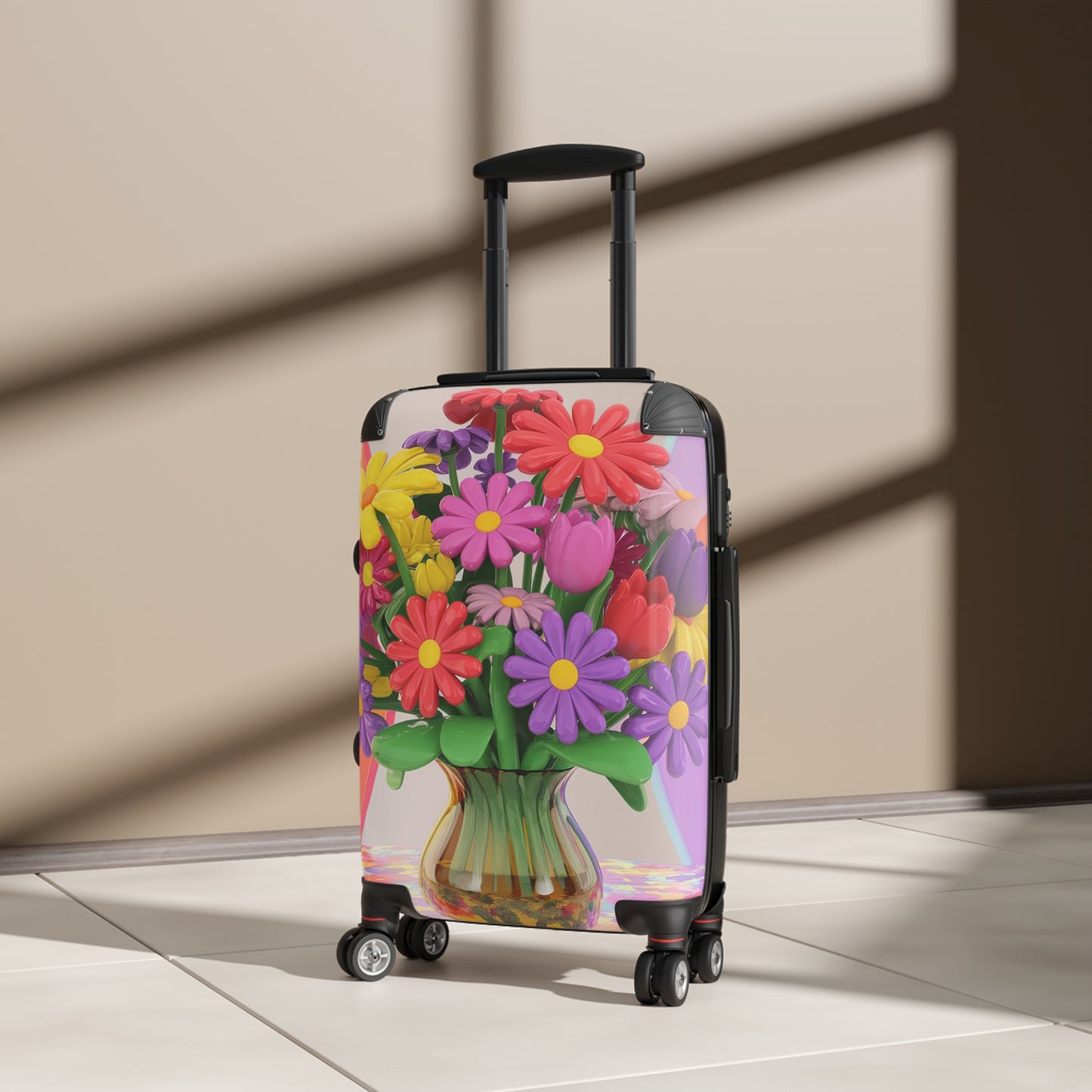 Nature Flowers Floral Set Art Carry-On Suitcase - Stylish Luggage for Travelers