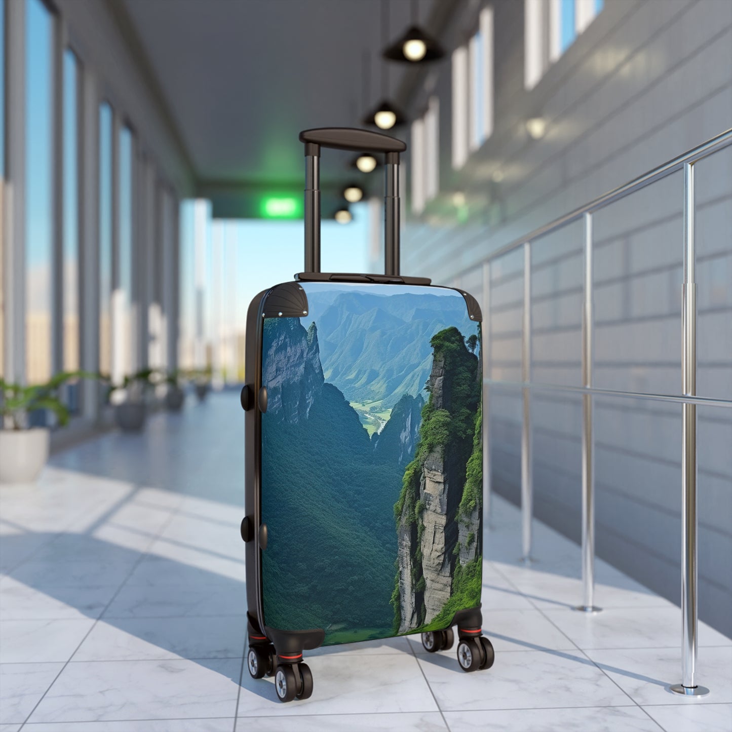 Nature Landscape Tall Cliffs Art Carry-On Suitcase - Stylish Luggage for Travelers