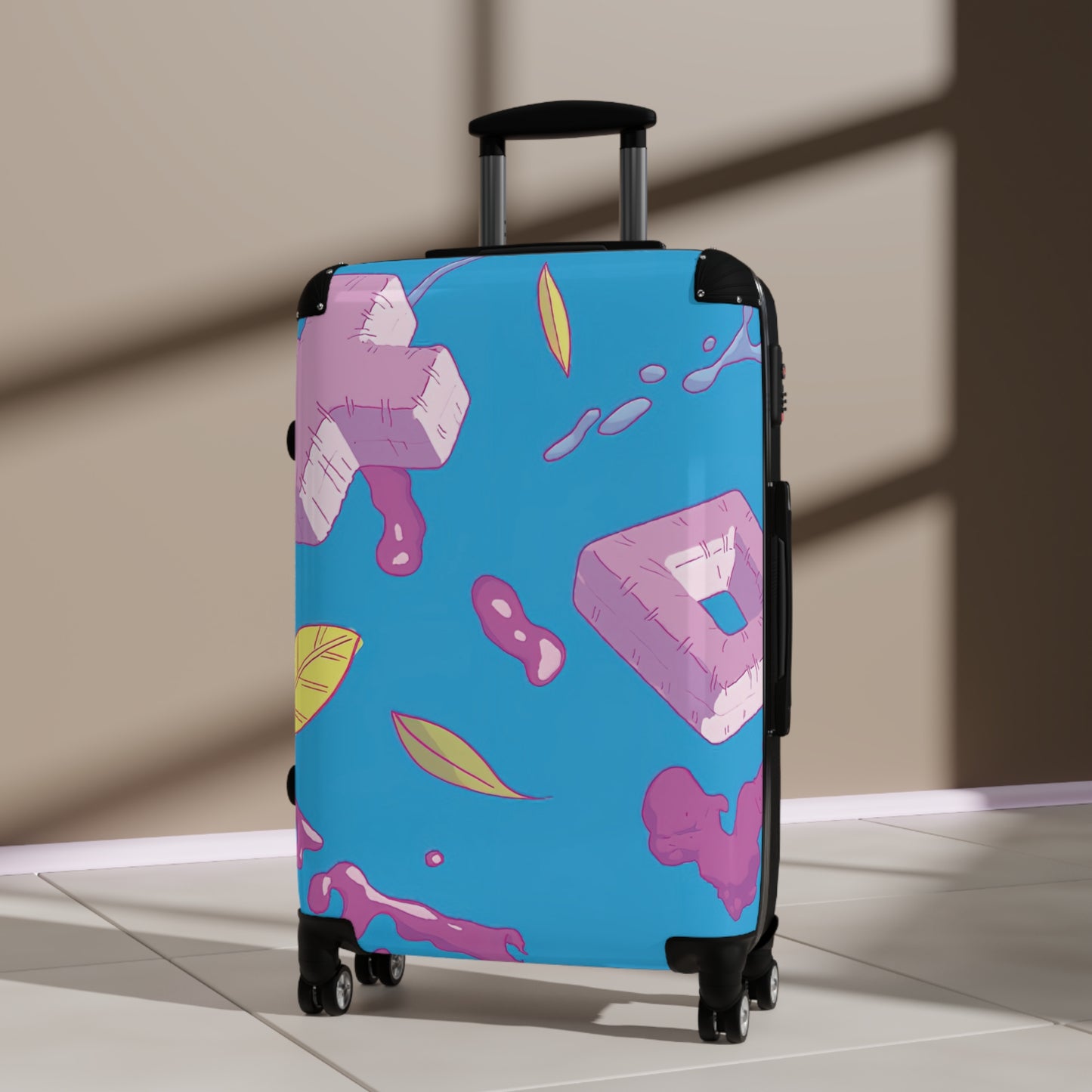 Abstract Playstation Carry-On Suitcase - Stylish Luggage for Travelers