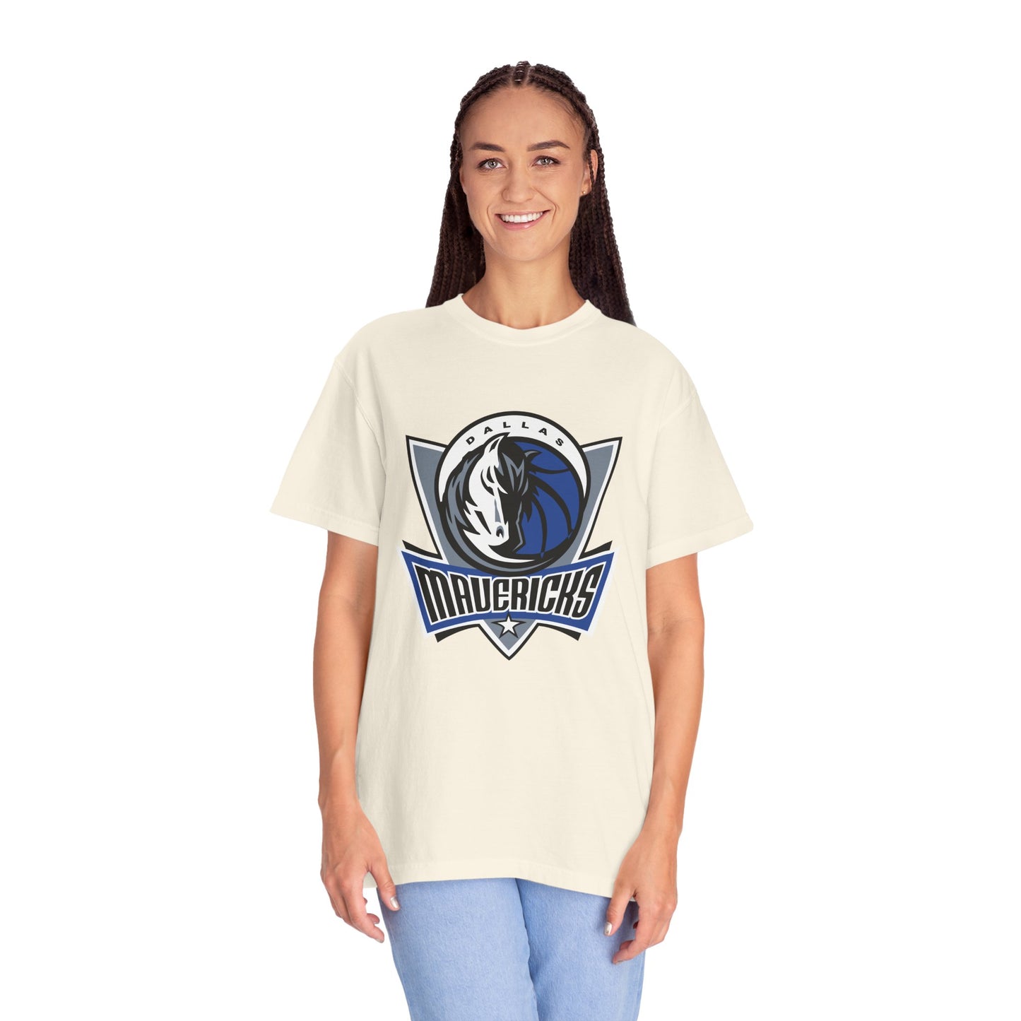 Dallas Mavericks Garment-Dyed T-Shirt – Premium Cotton Tee for Customization