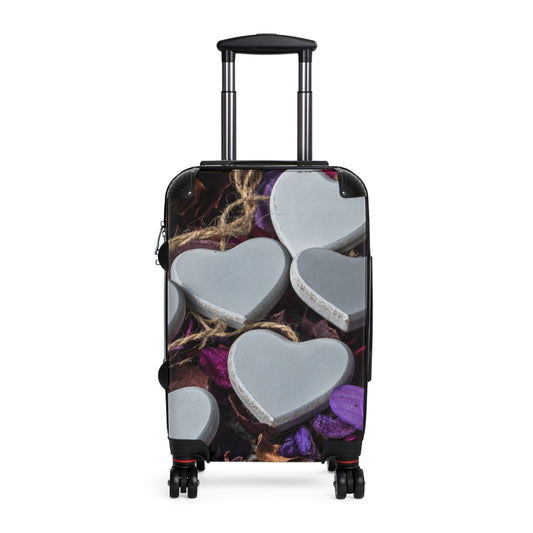 Love Heart Decor Art Carry-On Suitcase - Stylish Luggage for Travelers