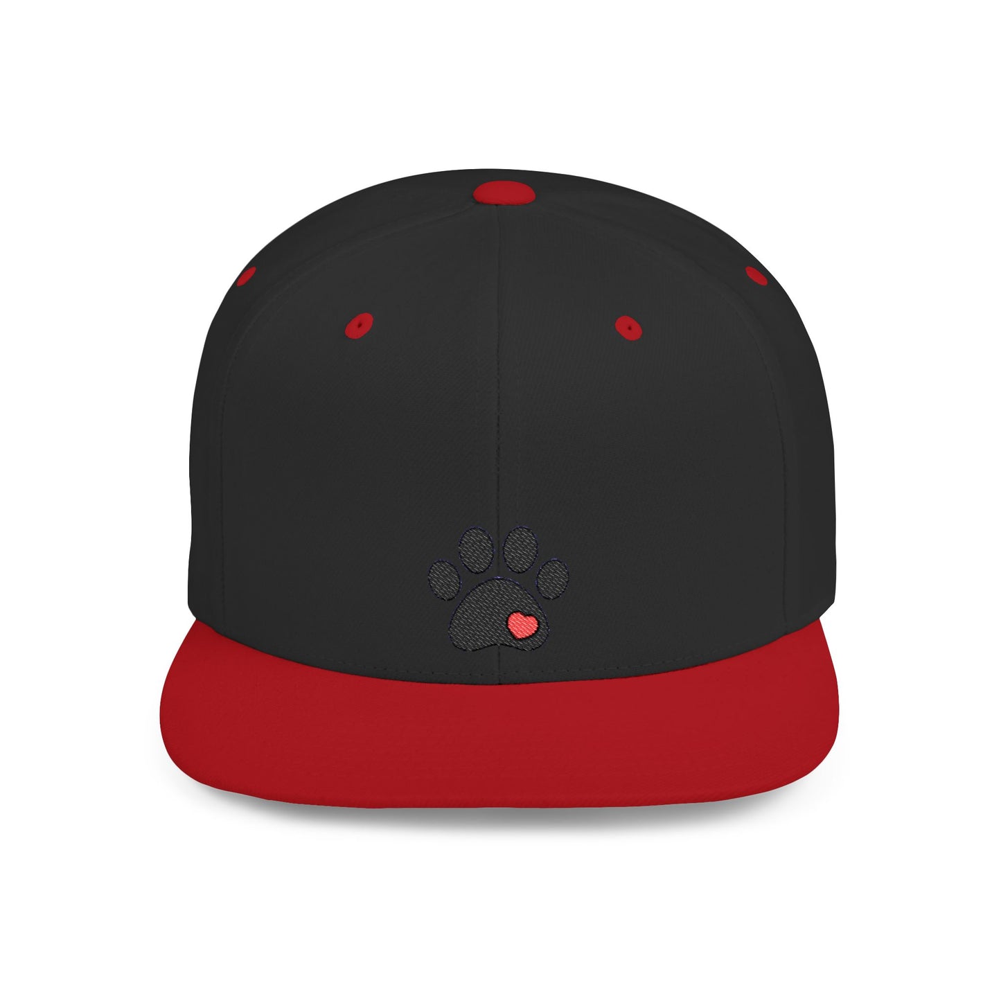 Icons Embroidered Foot Print Flat Bill Snapback – Lightweight, Custom Fit, Premium Quality