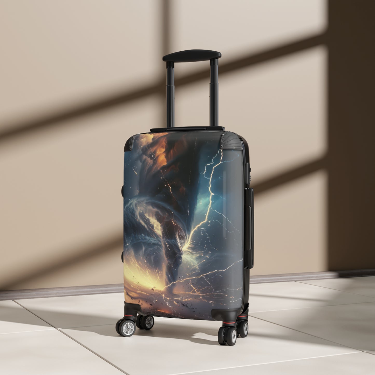 Nature Tornado Dramatic Art Carry-On Suitcase - Stylish Luggage for Travelers