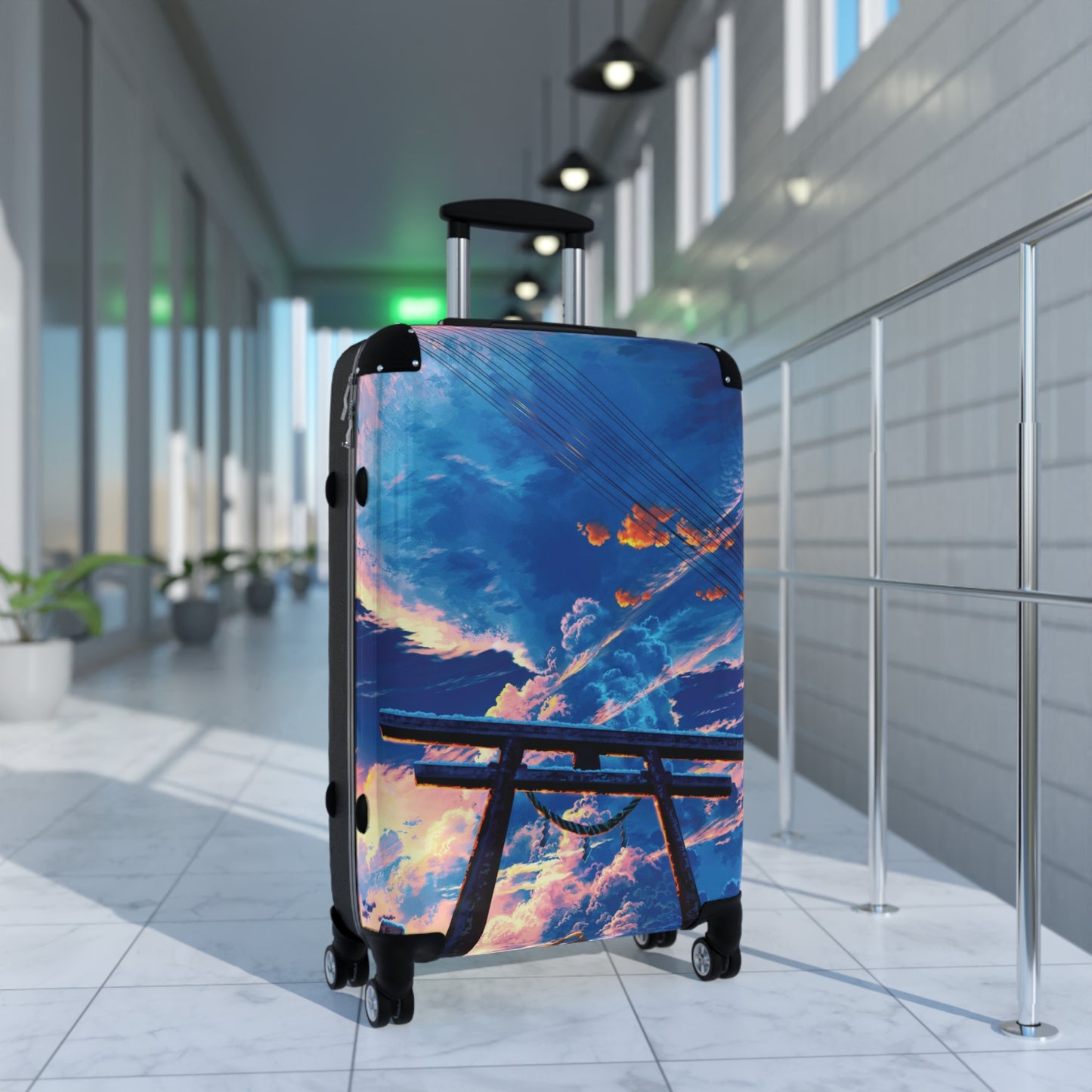 Art Torii Gate Japanese Carry-On Suitcase - Stylish Luggage for Travelers