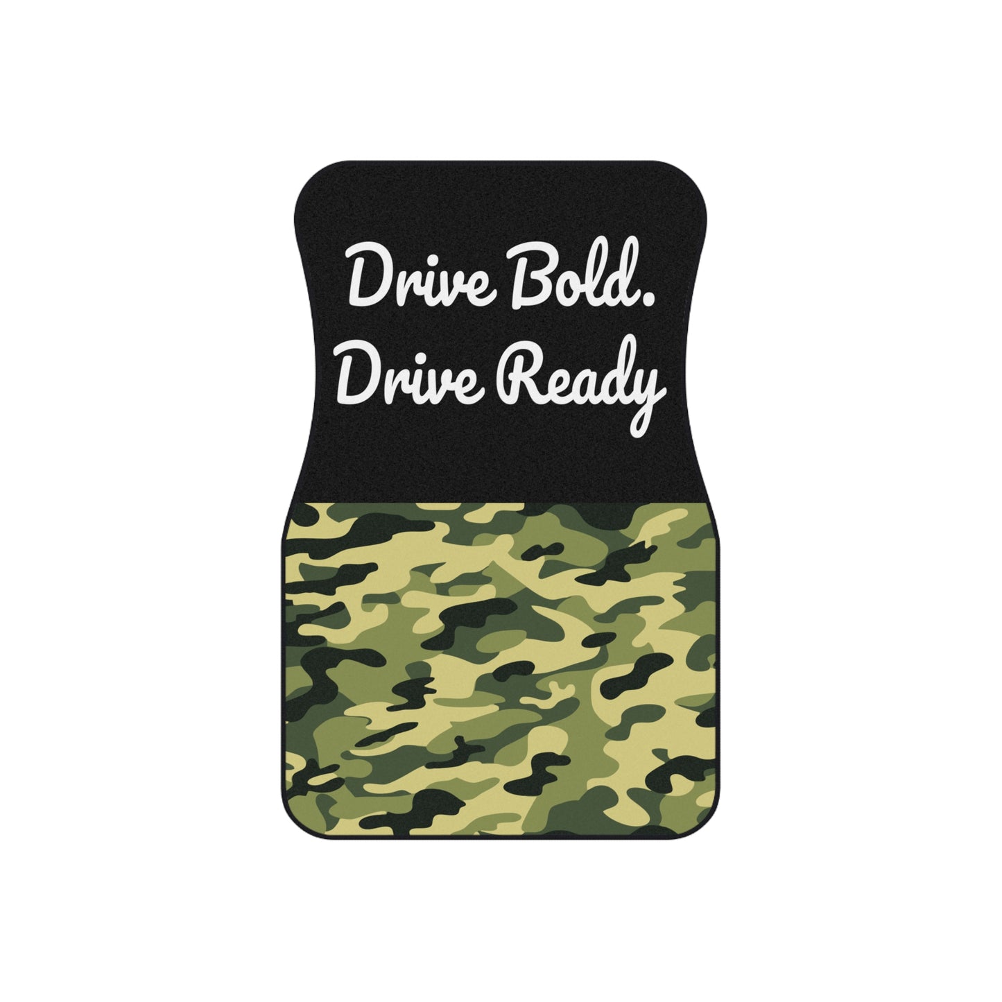 Army Drive Bold Drive Ready Car Floor Mats – 2-Piece Front Set, Durable & Stylish, Universal Fit