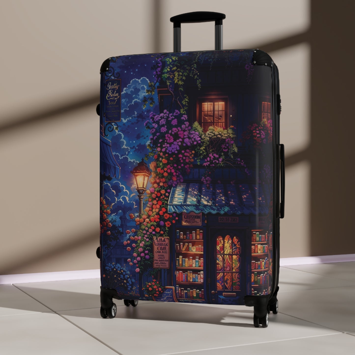 Art Cozy Shop Night Carry-On Suitcase - Stylish Luggage for Travelers