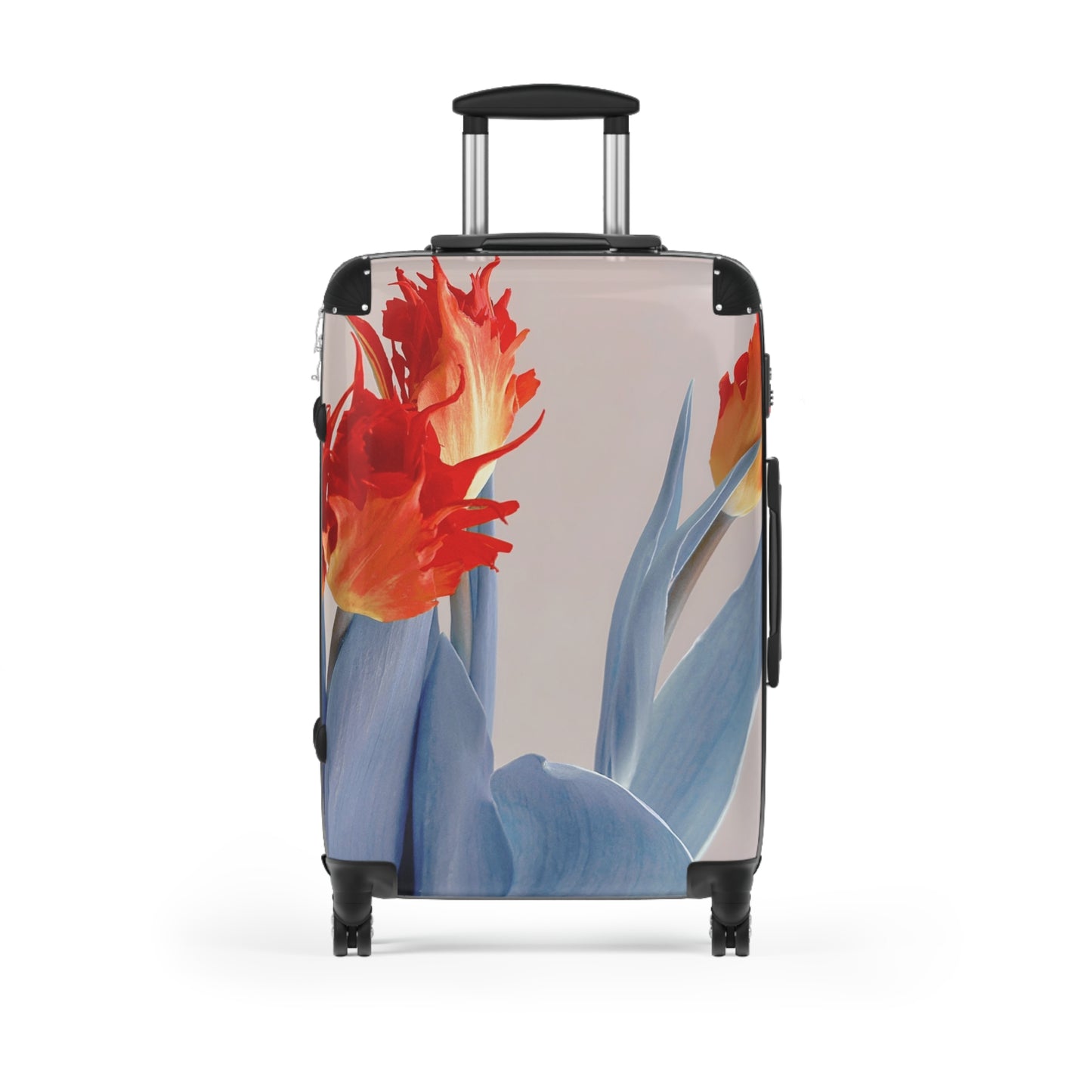 Nature Flowers Floral Red Hellebore Art Carry-On Suitcase - Stylish Luggage for Travelers