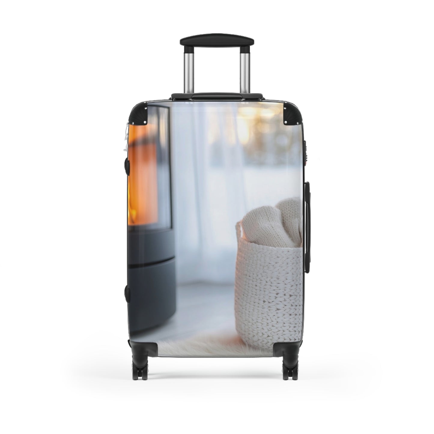Nature Fire Burning Art Carry-On Suitcase - Stylish Luggage for Travelers