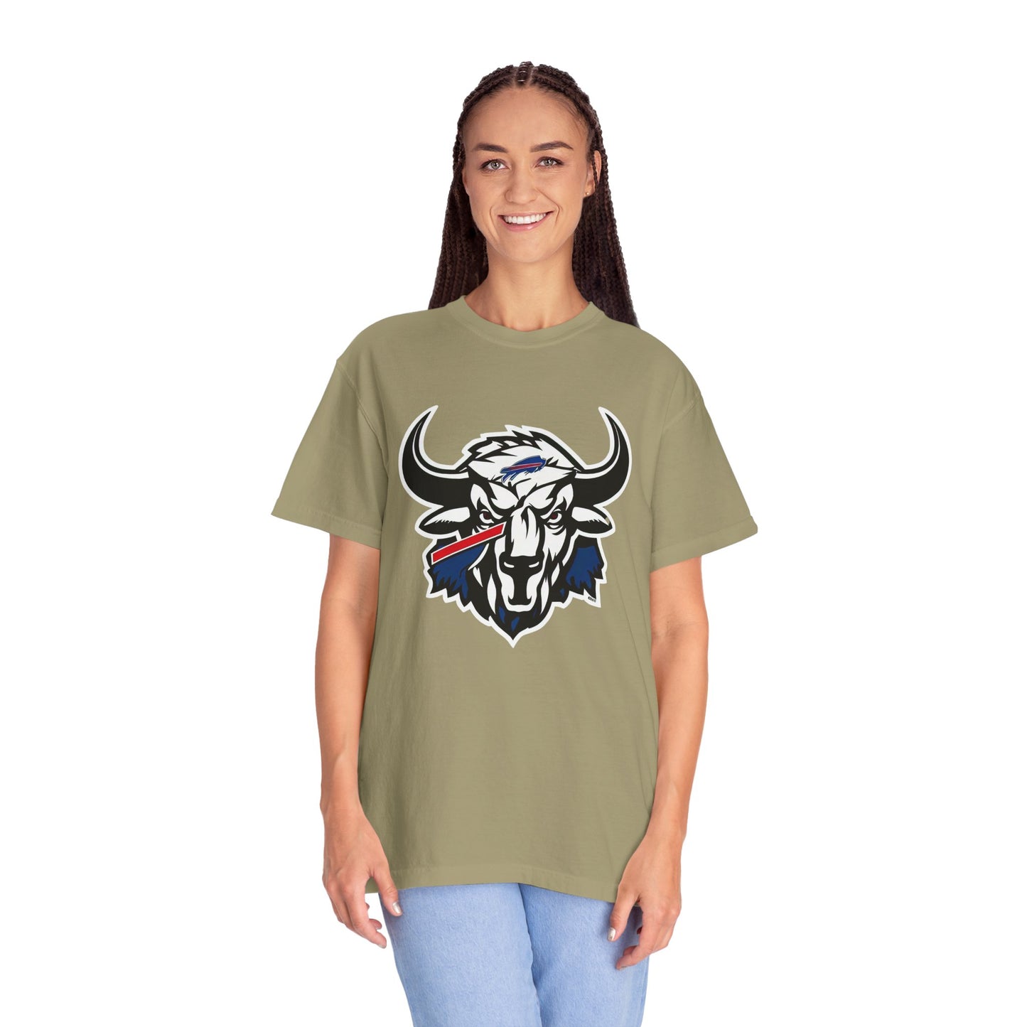 Buffalo Bills New Style Garment-Dyed T-Shirt – Premium Cotton Tee for Customization