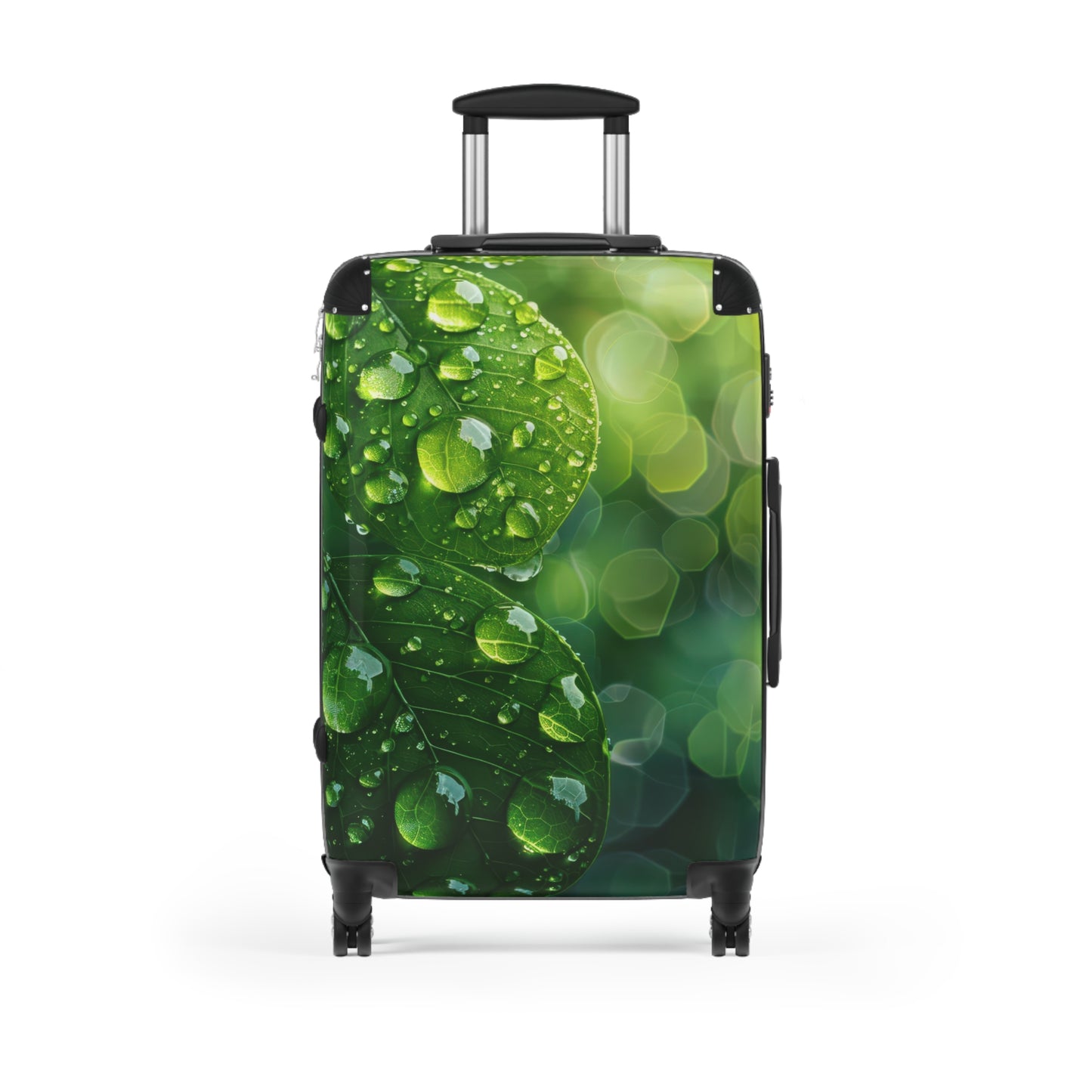 Nature Green Leaves Art Carry-On Suitcase - Stylish Luggage for Travelers