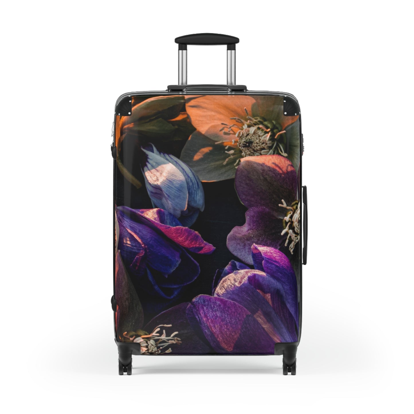 Nature Flowers Floral Hellebore Art Carry-On Suitcase - Stylish Luggage for Travelers