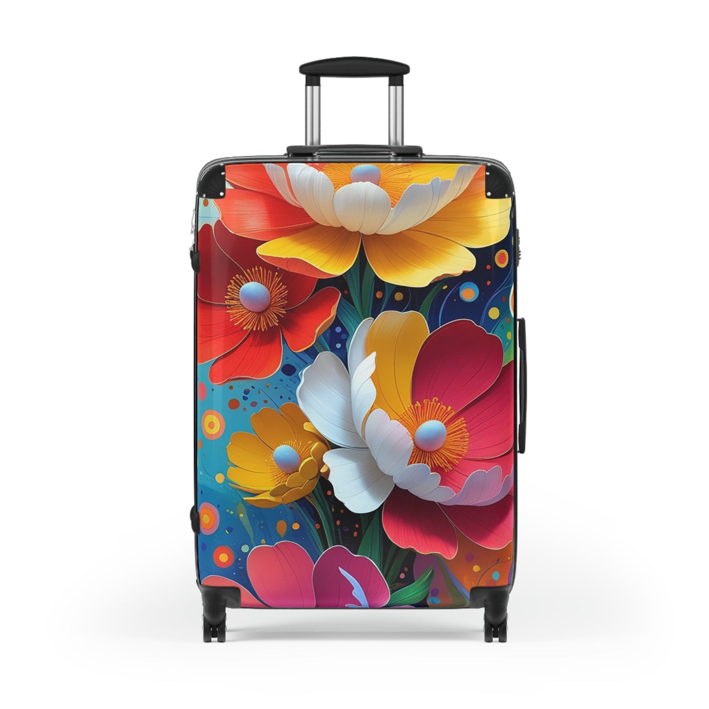 Nature Flowers Floral Spring Flower Design Art Carry-On Suitcase - Stylish Luggage for Travelers