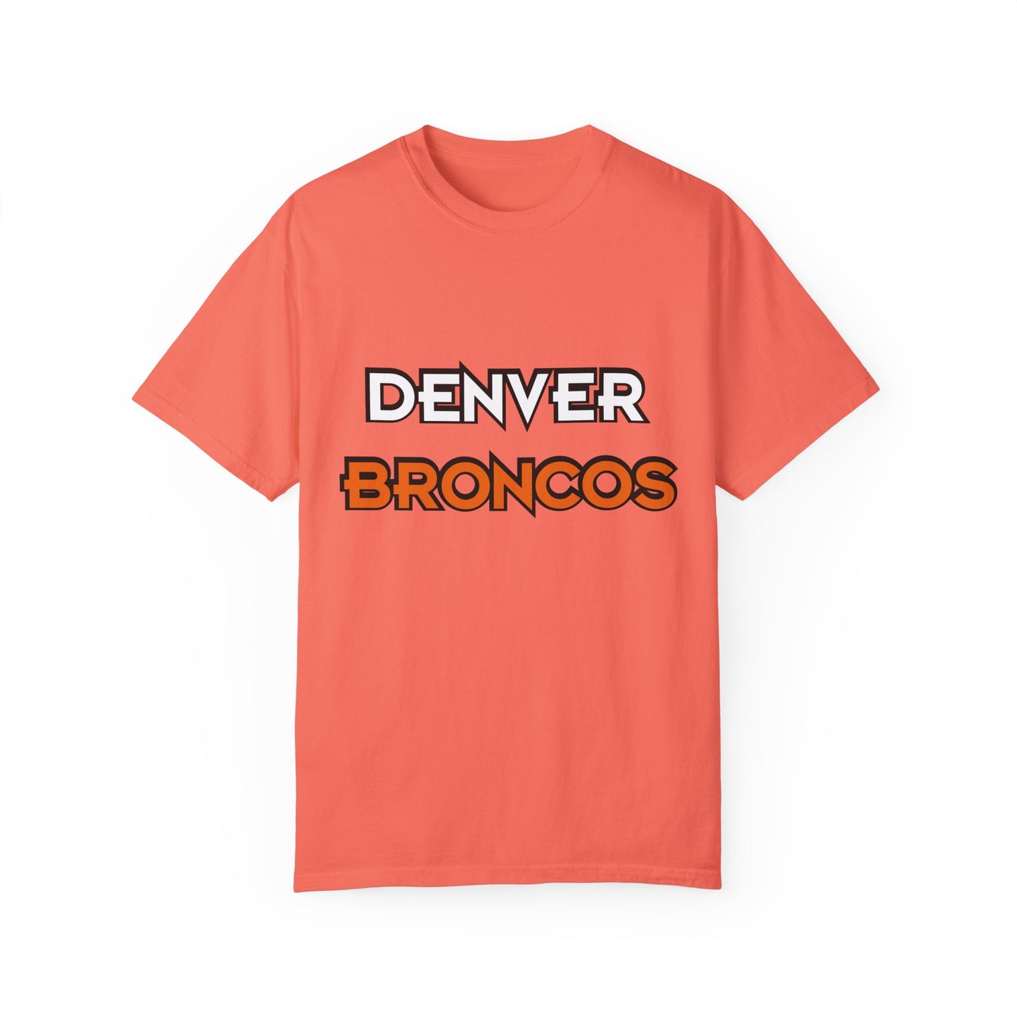 Denver Broncos Pride Garment-Dyed T-Shirt – Premium Cotton Tee for Customization