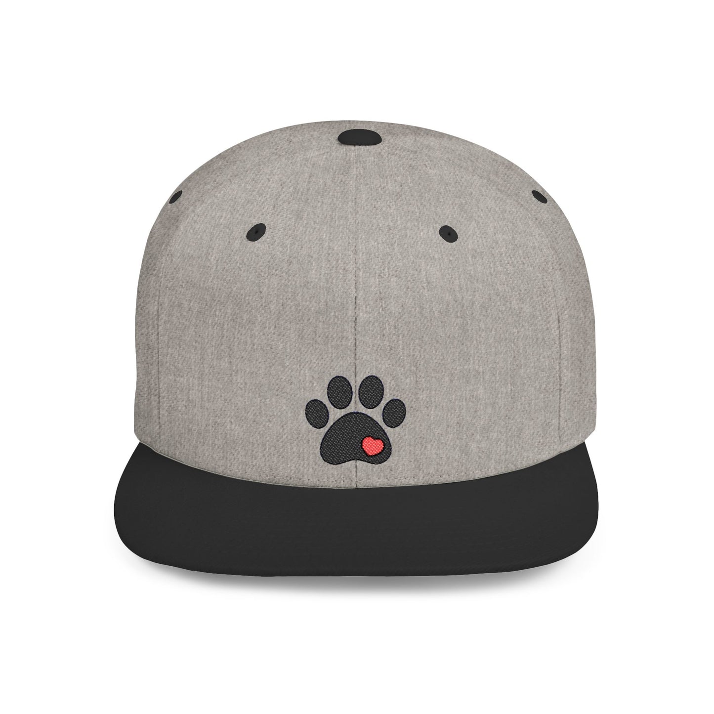 Icons Embroidered Foot Print Flat Bill Snapback – Lightweight, Custom Fit, Premium Quality
