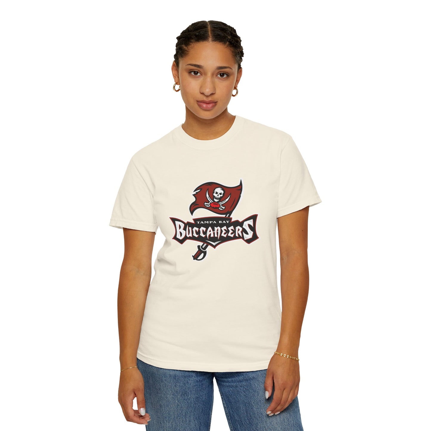 Tampa Bay Buccaneers Merchandise Garment-Dyed T-Shirt – Premium Cotton Tee for Customization