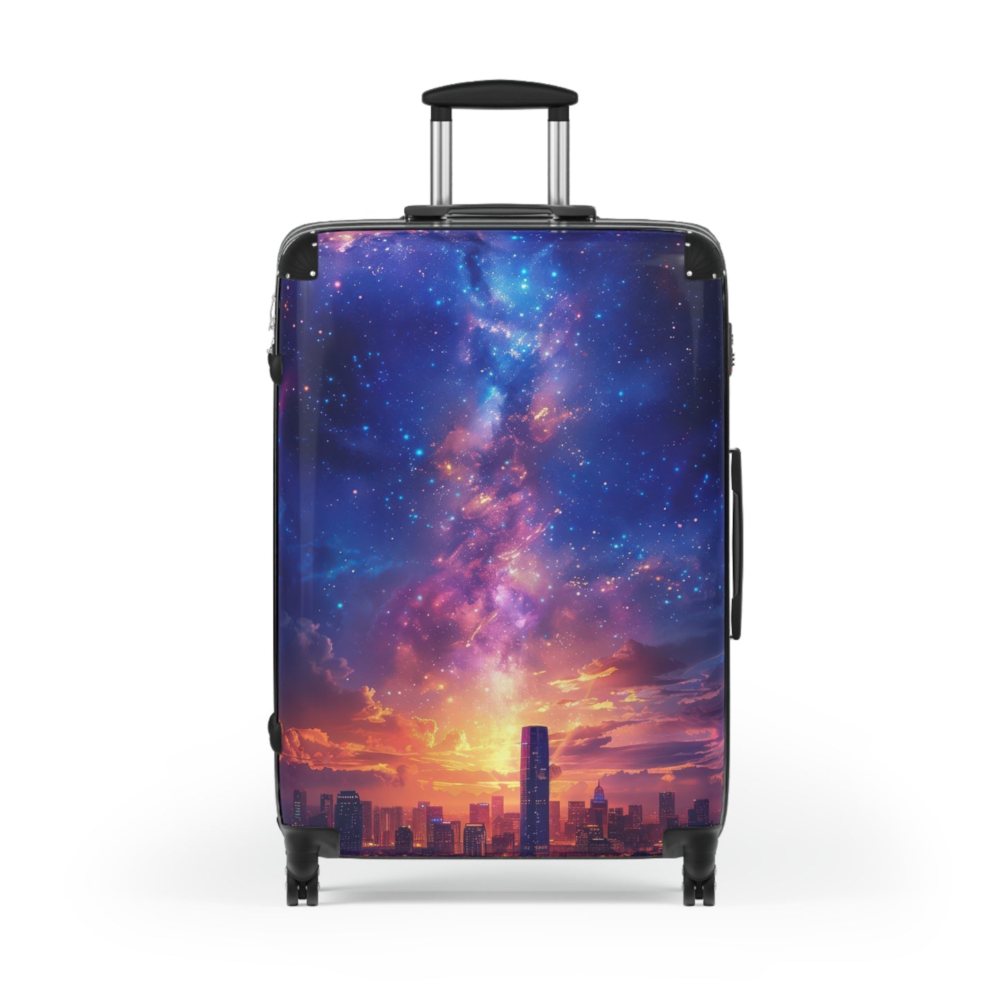 Nature Vibrant Cosmic Art Carry-On Suitcase - Stylish Luggage for Travelers