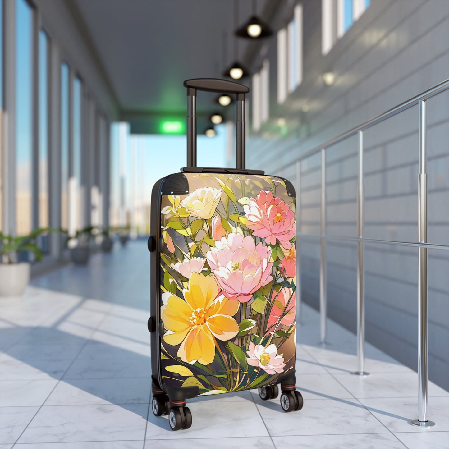Nature Flowers Floral Srping Wild Art Carry-On Suitcase - Stylish Luggage for Travelers