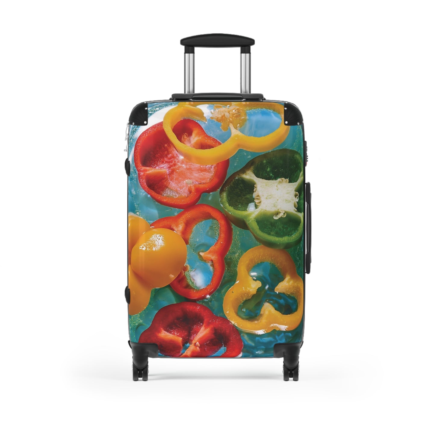 Nature Summer Bell Peppers Slices Carry-On Suitcase - Stylish Luggage for Travelers