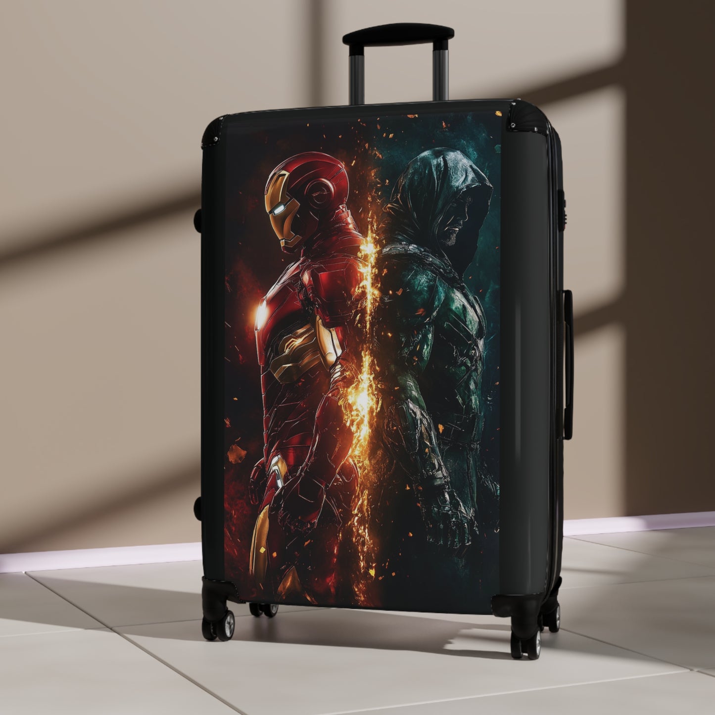 Marvel Iron Man Dr Doom Carry-On Suitcase - Stylish Luggage for Travelers
