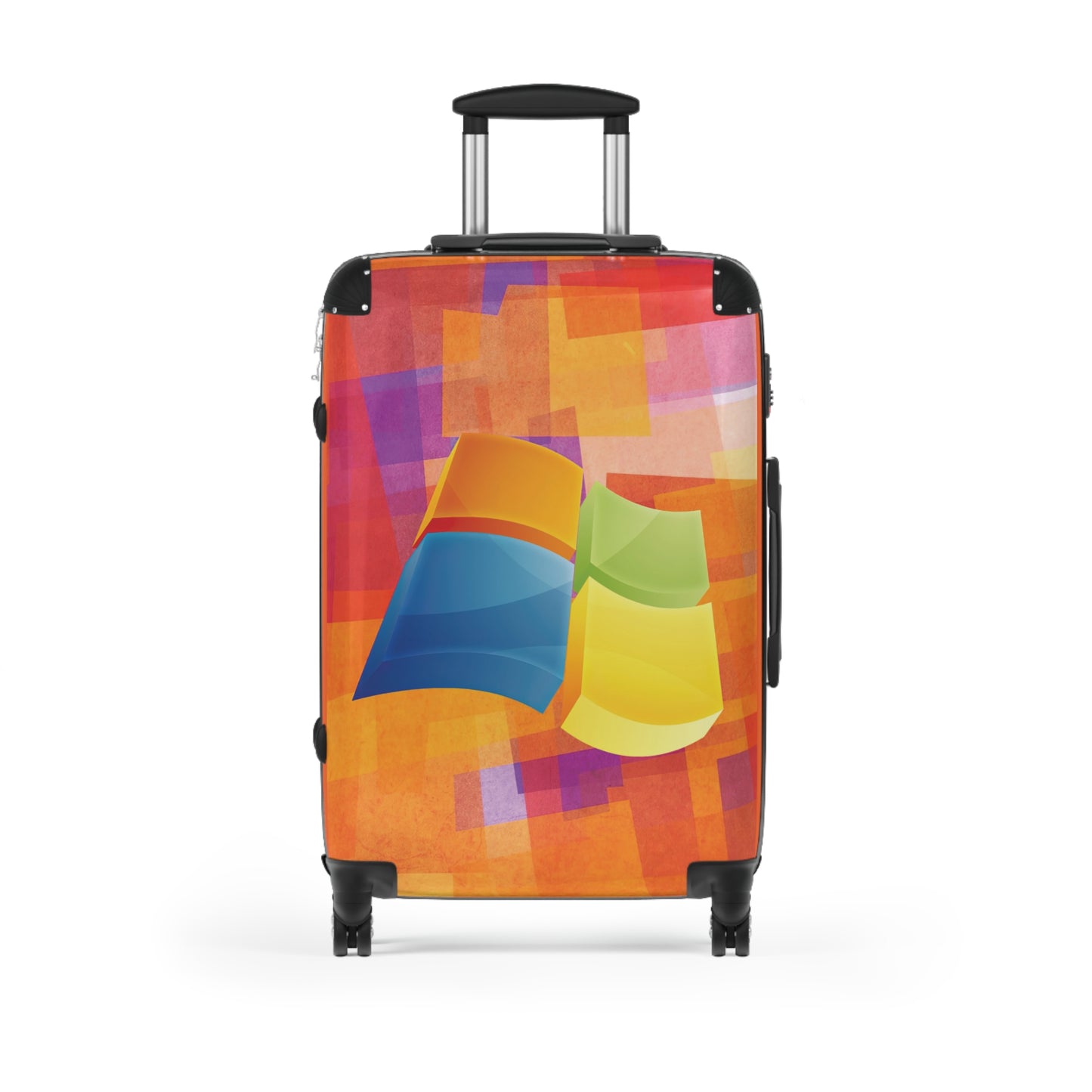 Abstract Windows Logo Carry-On Suitcase - Stylish Luggage for Travelers