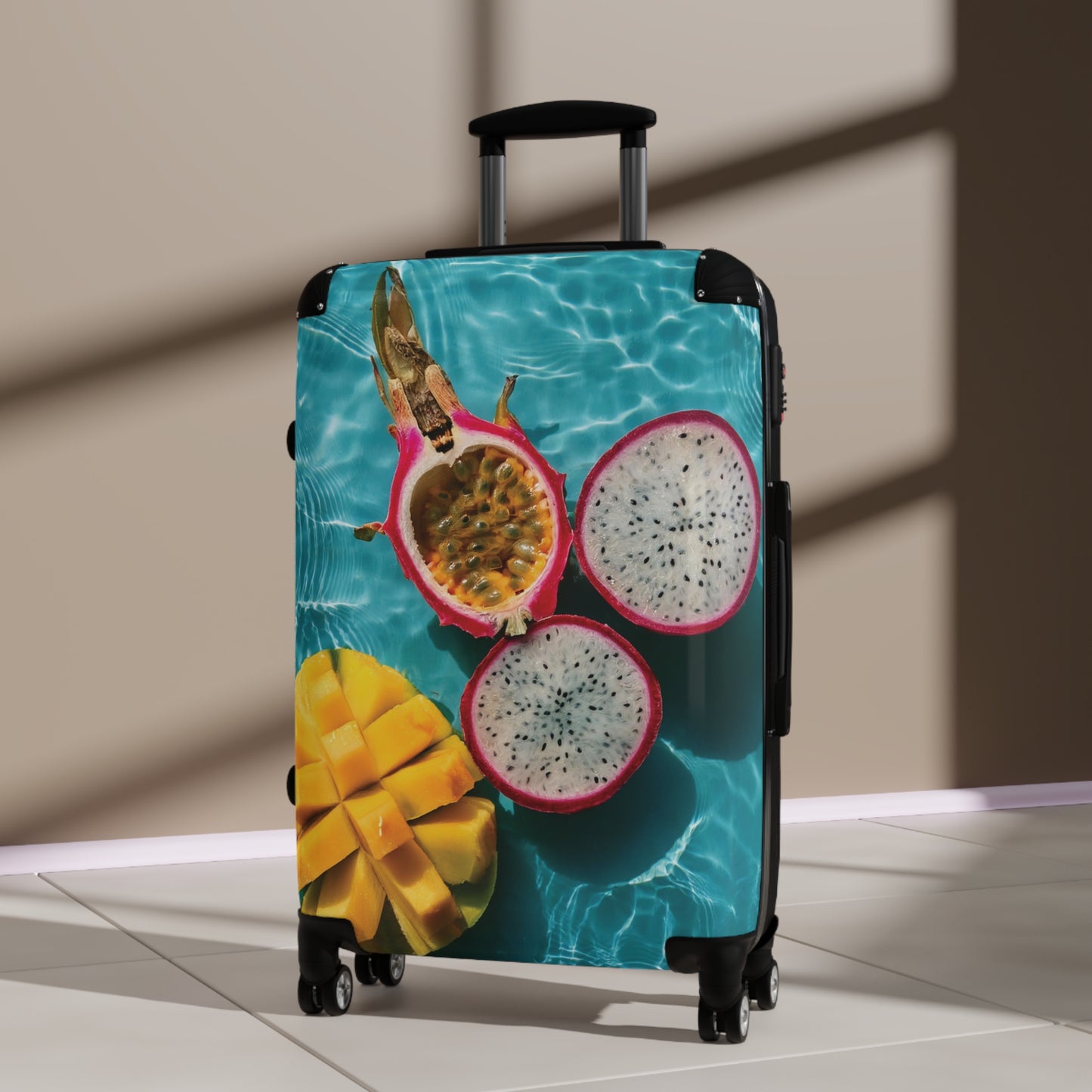 Nature Summer Fruits FLoating Carry-On Suitcase - Stylish Luggage for Travelers