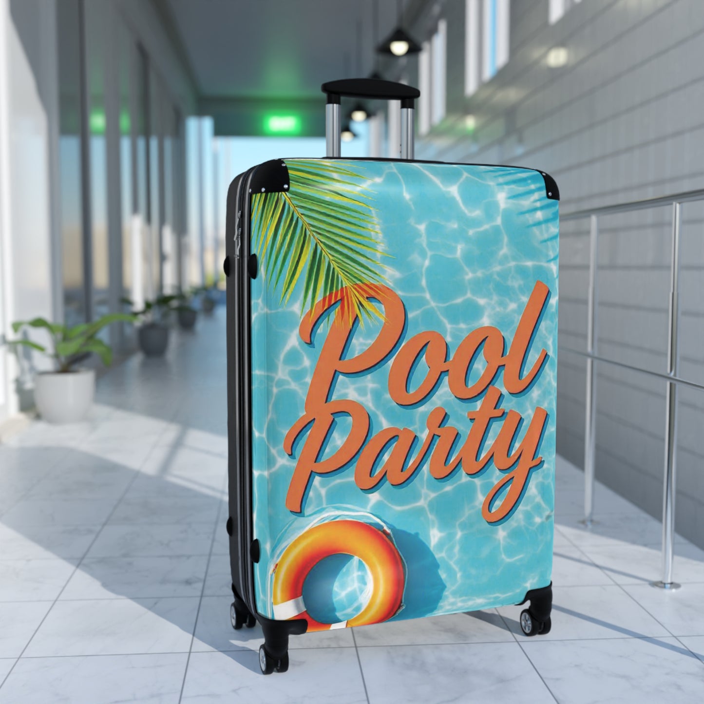Nature Summer Pool Party Carry-On Suitcase - Stylish Luggage for Travelers