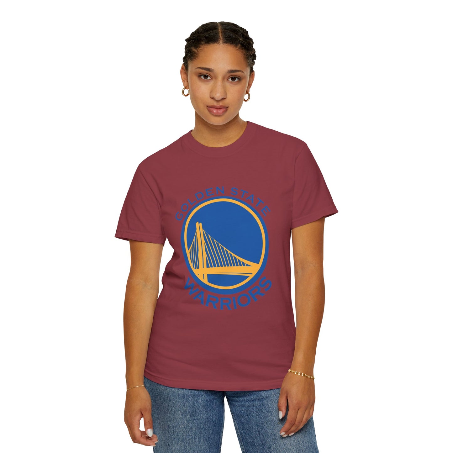 Golden State Warriors Garment-Dyed T-Shirt – Premium Cotton Tee for Customization