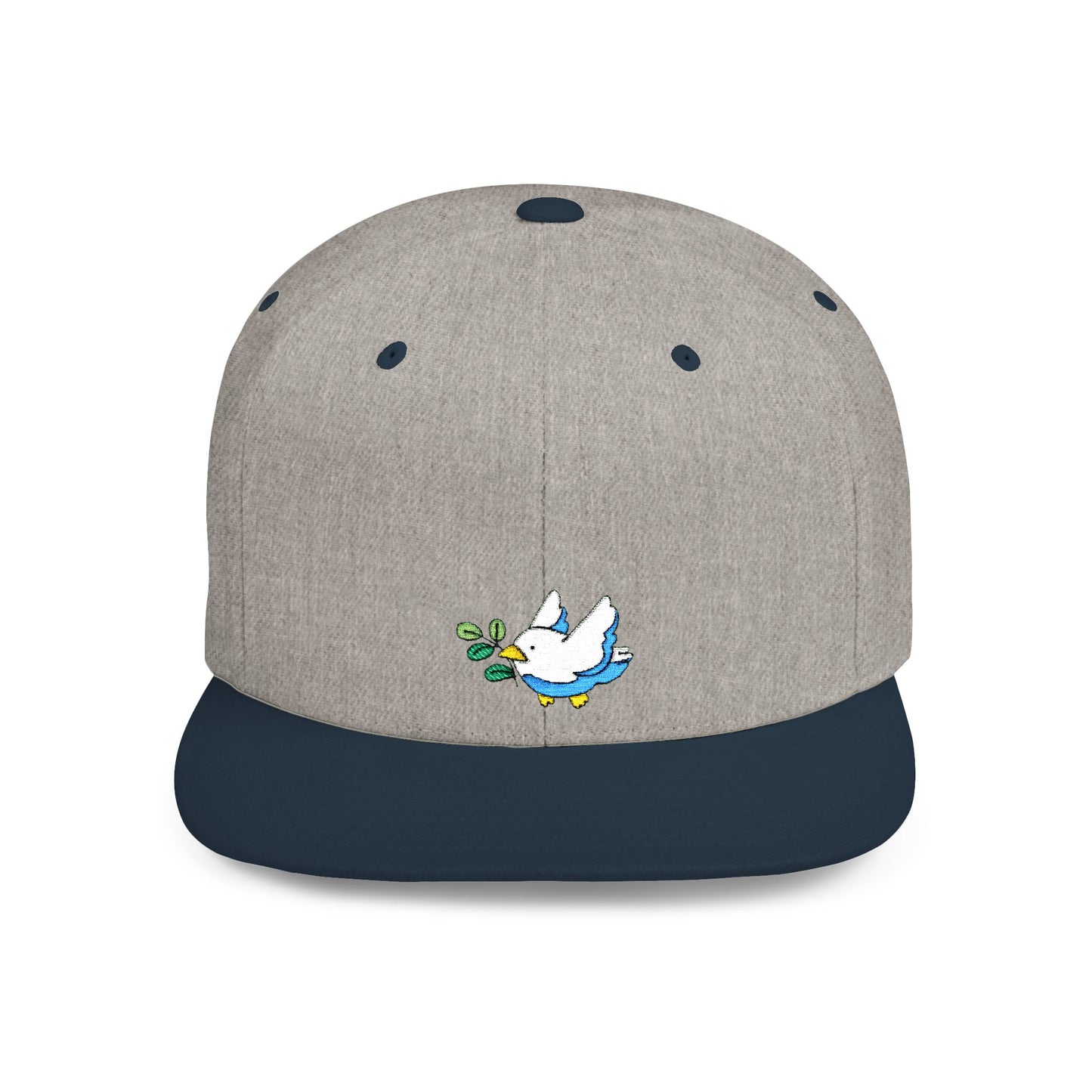 Icons Embroidered Bird Flat Bill Snapback – Lightweight, Custom Fit, Premium Quality