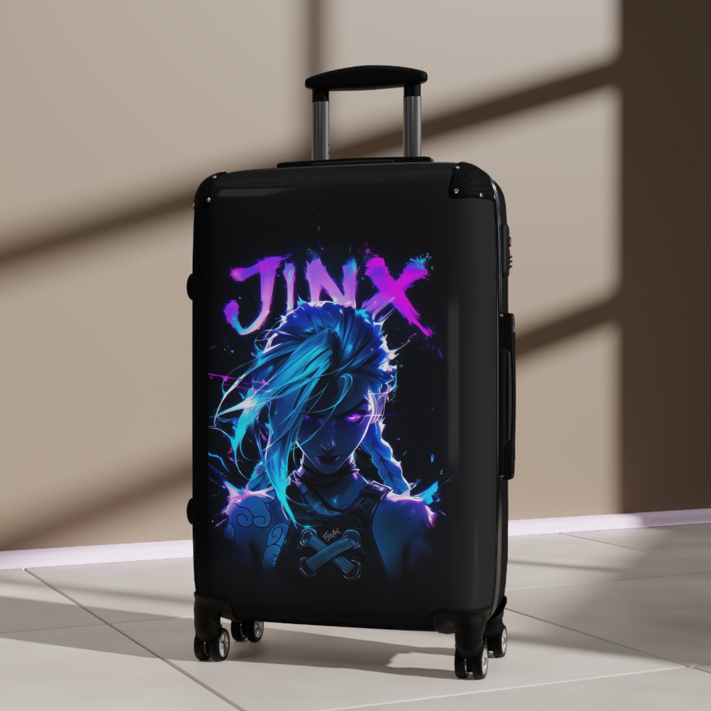 Video Games Jinx League of Legends Carry-On Suitcase - Stylish Luggage for Travelers