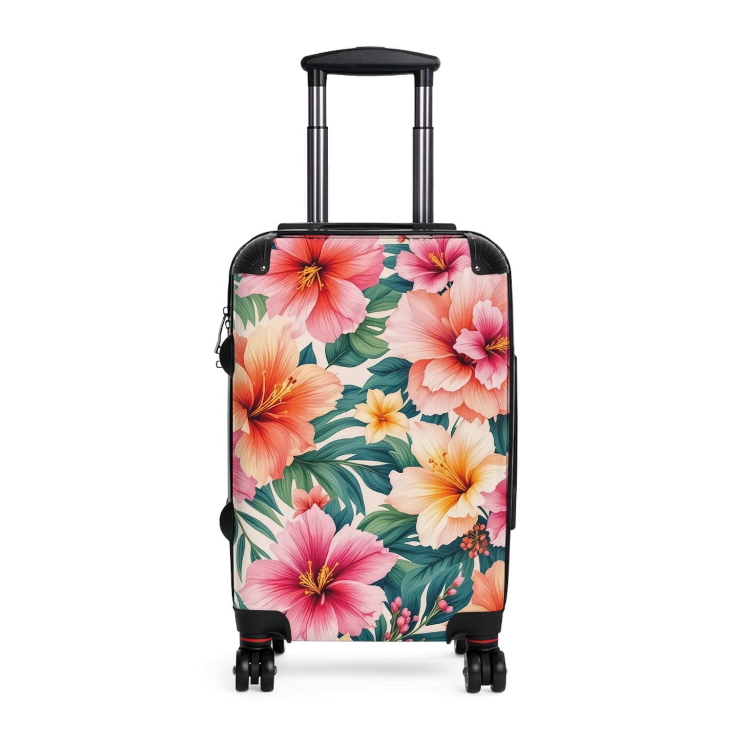 Nature Flowers Floral Hibiscus Art Carry-On Suitcase - Stylish Luggage for Travelers