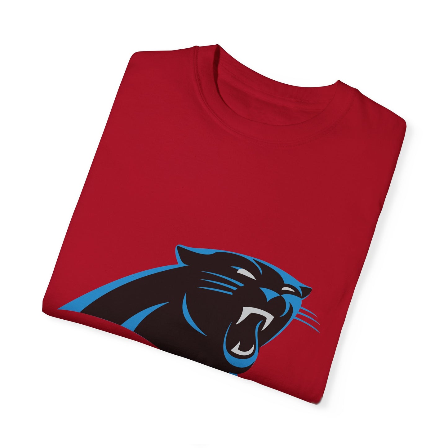 Carolina Panthers Go Panthers Garment-Dyed T-Shirt – Premium Cotton Tee for Customization