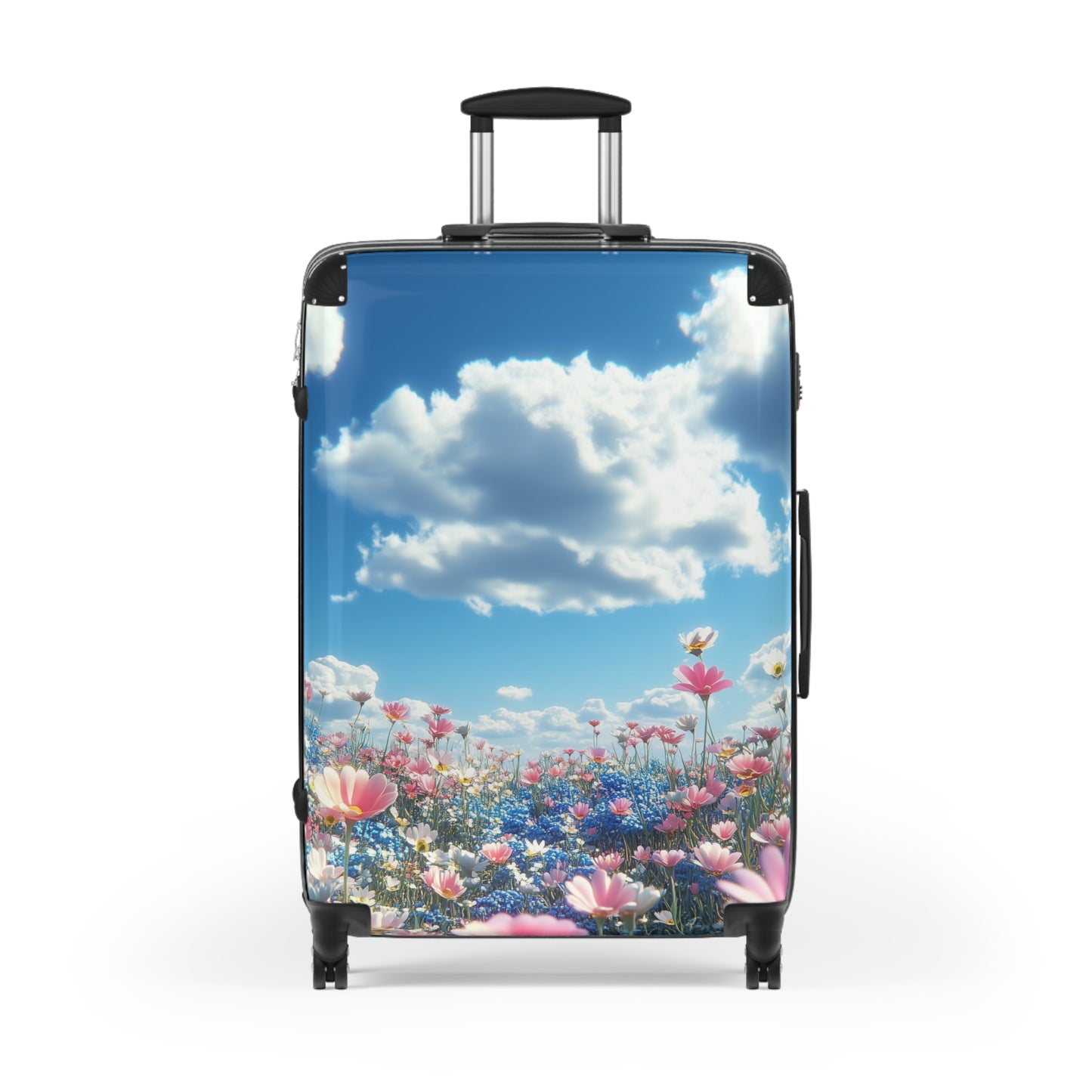 Nature Flowers Floral Sky Spring Carry-On Suitcase - Stylish Luggage for Travelers