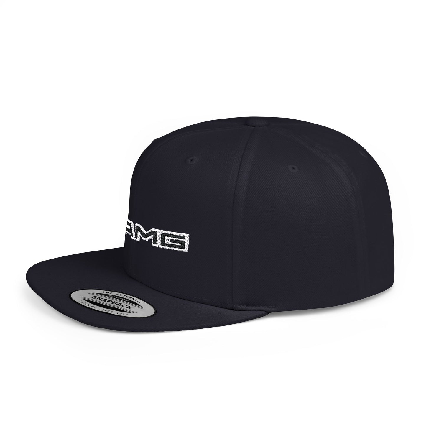 AMG Flat Bill Snapback – Lightweight, Custom Fit, Premium Quality