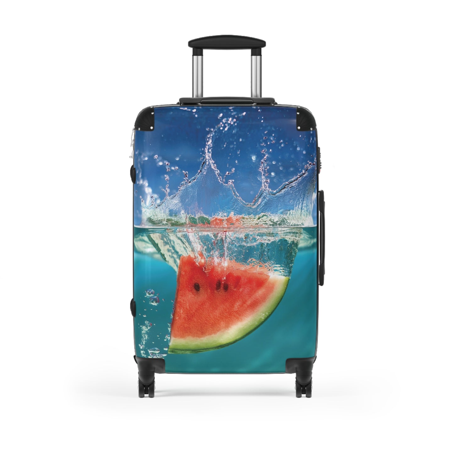 Nature Summer Watermelon Splahing Carry-On Suitcase - Stylish Luggage for Travelers
