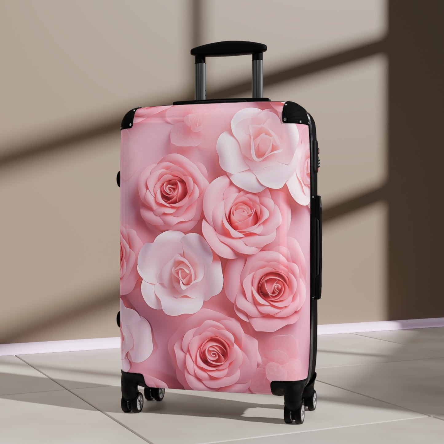 Nature Flowers Floral Pink Art Carry-On Suitcase - Stylish Luggage for Travelers