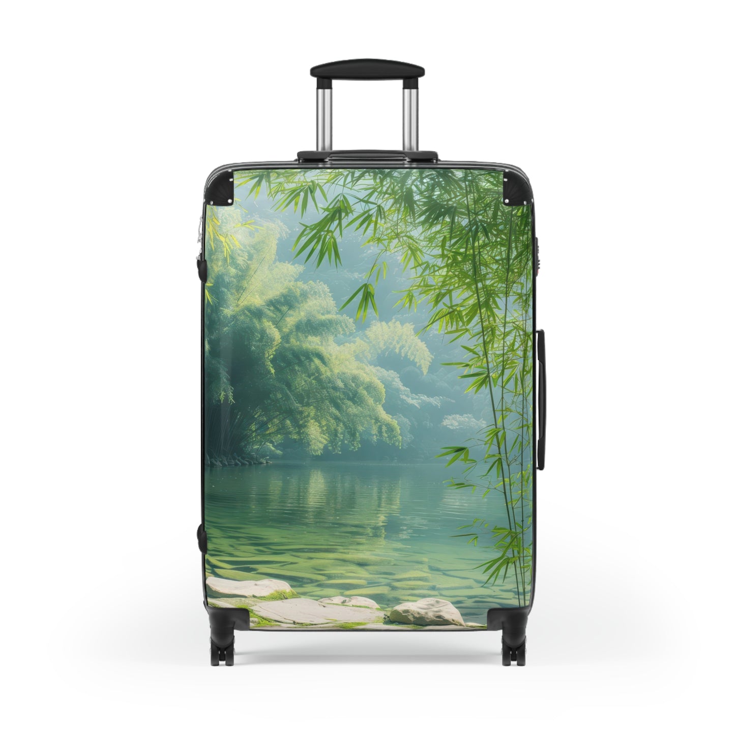 Nature Bamboo Forest Art Carry-On Suitcase - Stylish Luggage for Travelers