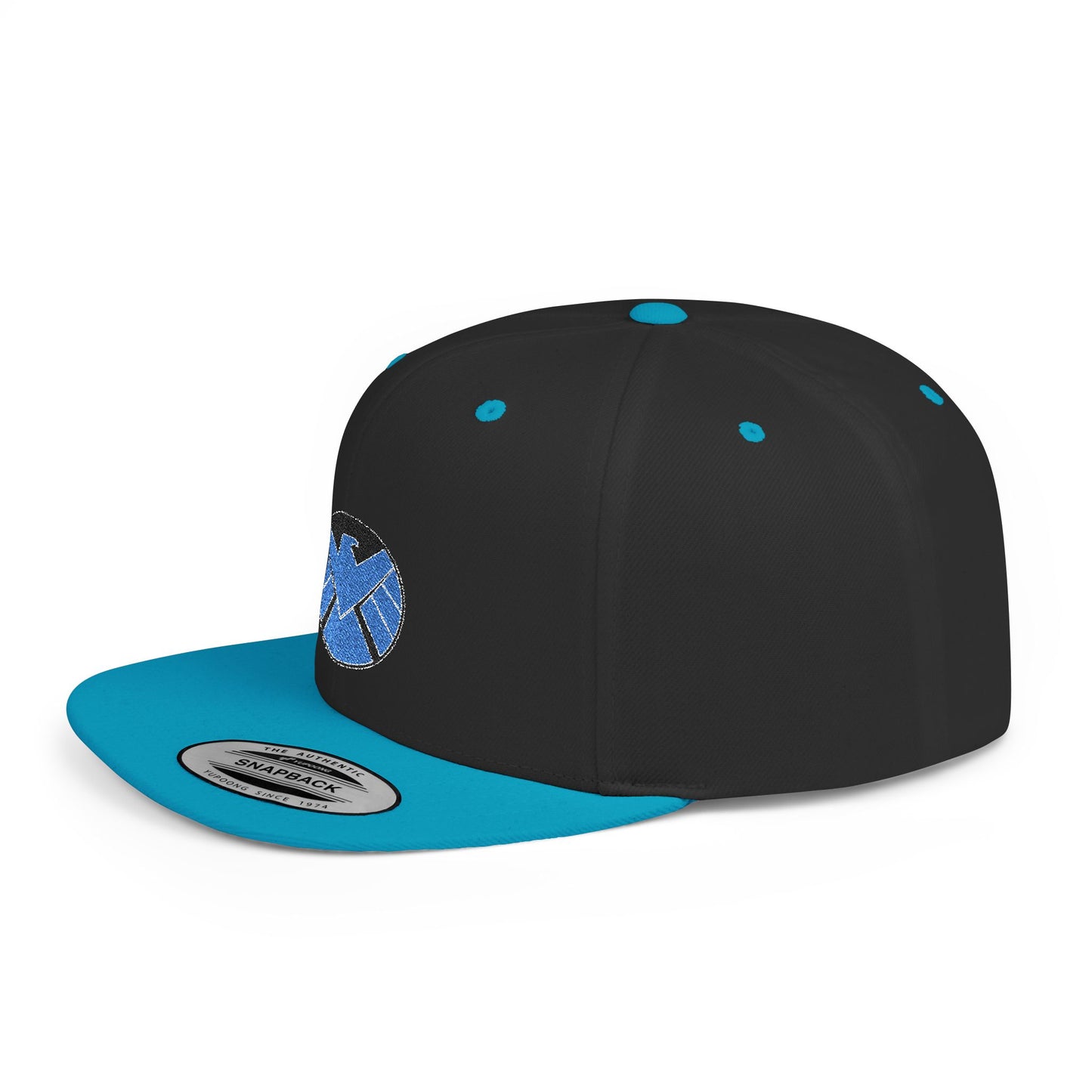 Marvel Shield Flat Bill Snapback – Lightweight, Custom Fit, Premium Quality