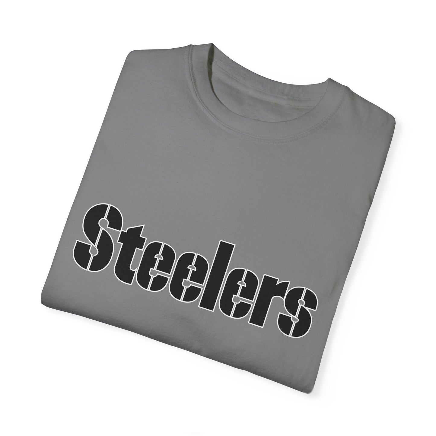 Pittsburgh Steelers Football Fan Garment-Dyed T-Shirt – Premium Cotton Tee for Customization