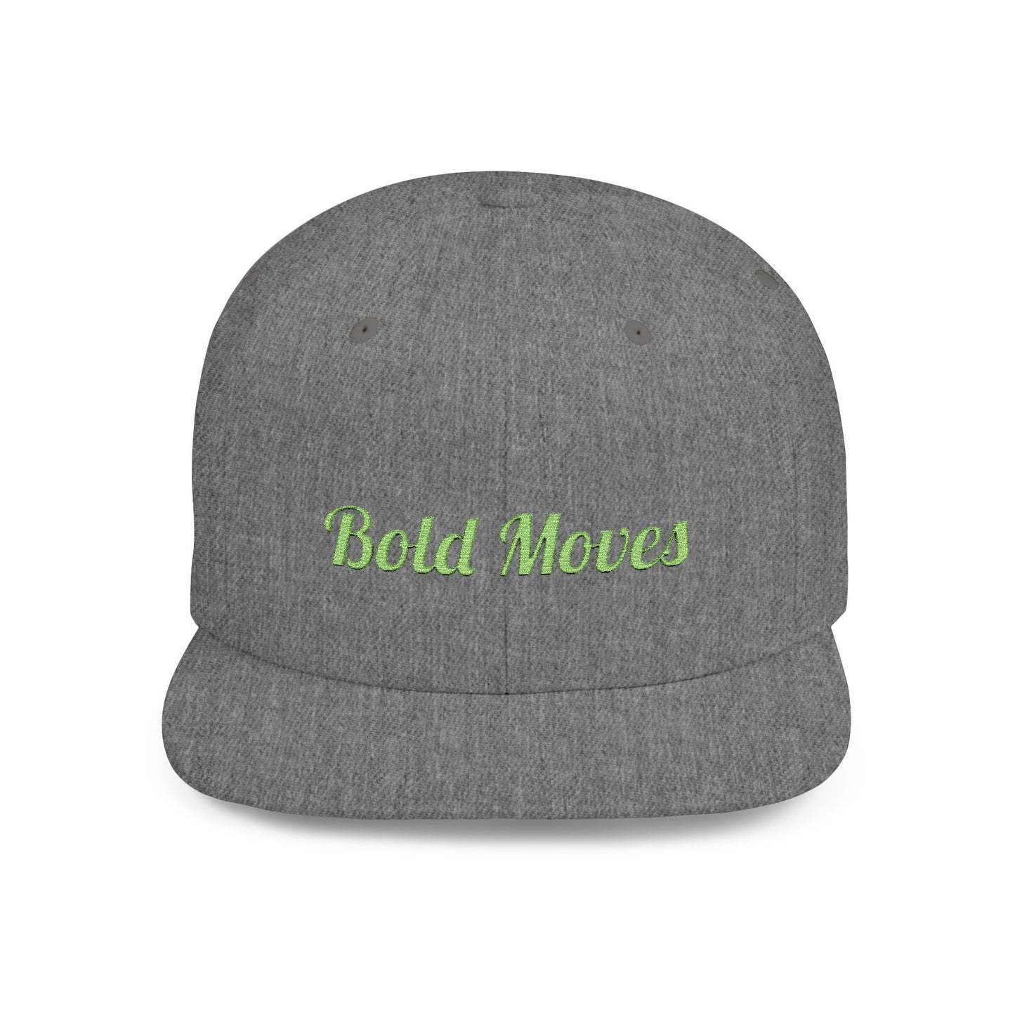 Text Bold Move Flat Bill Snapback – Lightweight, Custom Fit, Premium Quality
