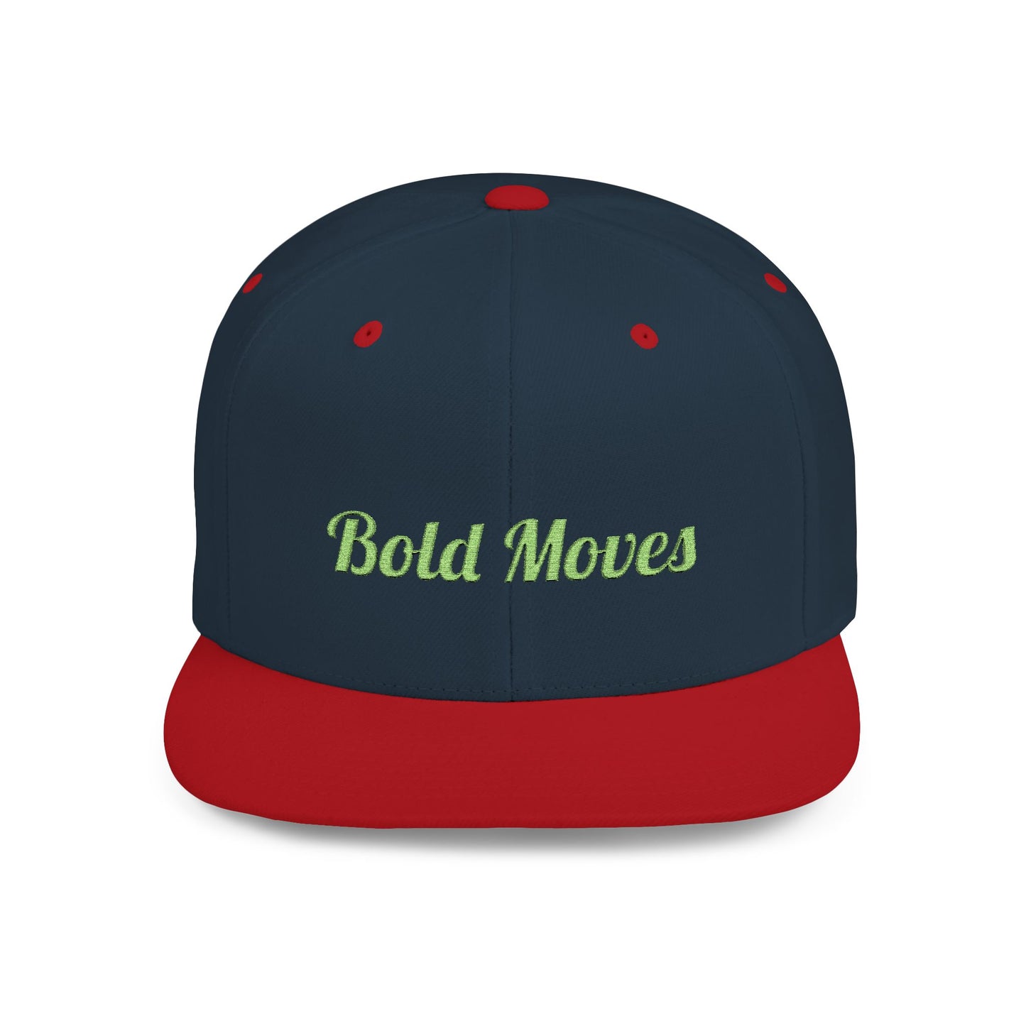 Text Bold Move Flat Bill Snapback – Lightweight, Custom Fit, Premium Quality