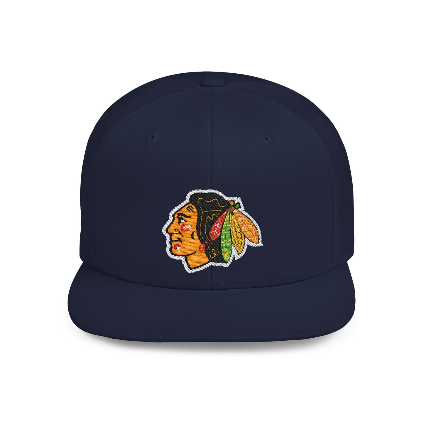 Chicago Blackhawks Flat Bill Snapback – Lightweight, Custom Fit, Premium Quality